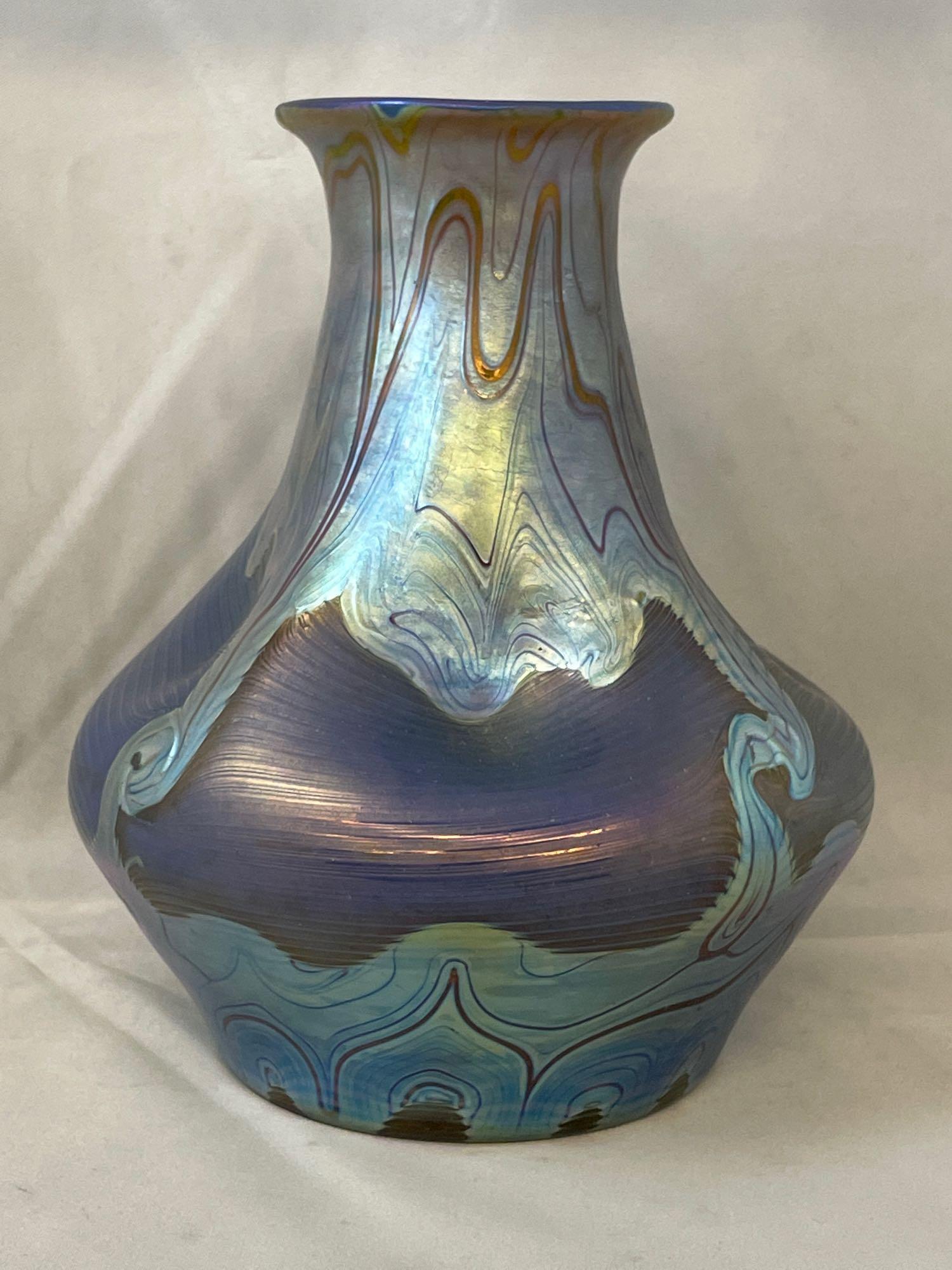 Loetz Art Glass Vase (1 of 4)