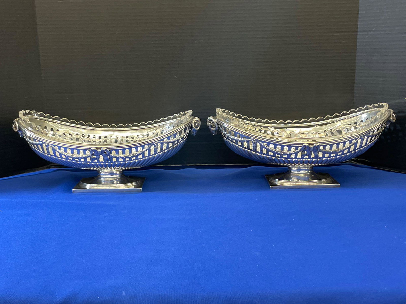 Pr. J.E. Caldwell Sterling Ram's Head Bowls (1 of 7)