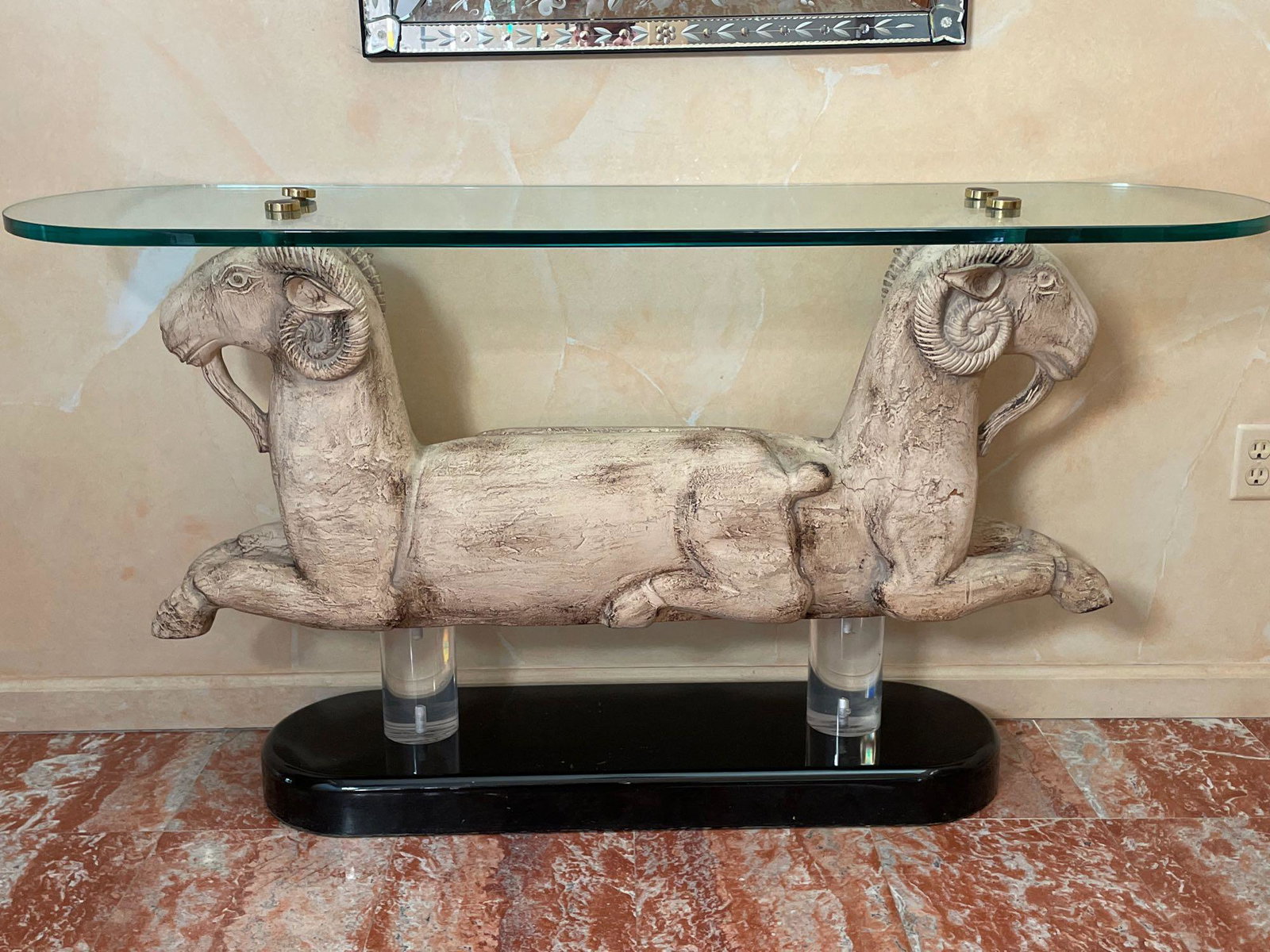 Decorator Ram Figural Console Table (1 of 4)