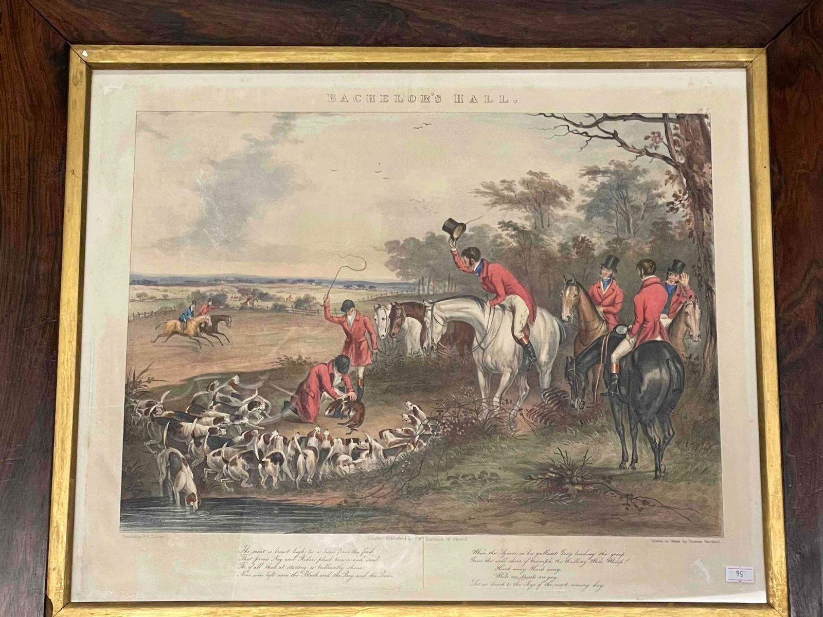 Four 19th C. Bachelor's Hall Prints (1 of 5)