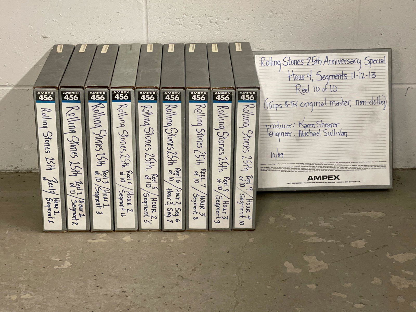 10 Rolling Stones 25th Master Reels (1 of 4)