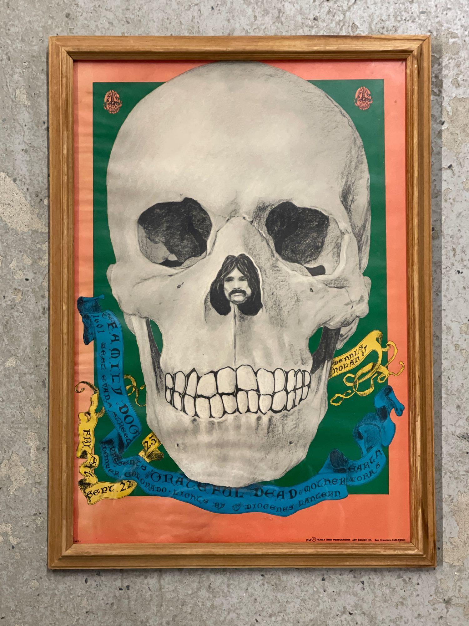 Grateful Dead Skull Concert Poster (1 of 6)