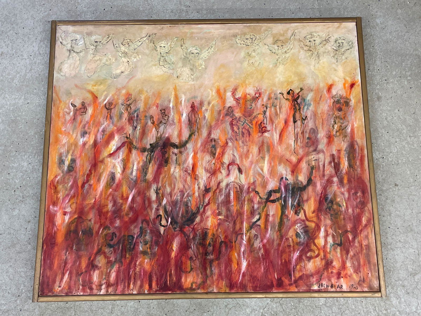 Jessie Drew Bear. Oil/Canvas, Abstract (1 of 5)