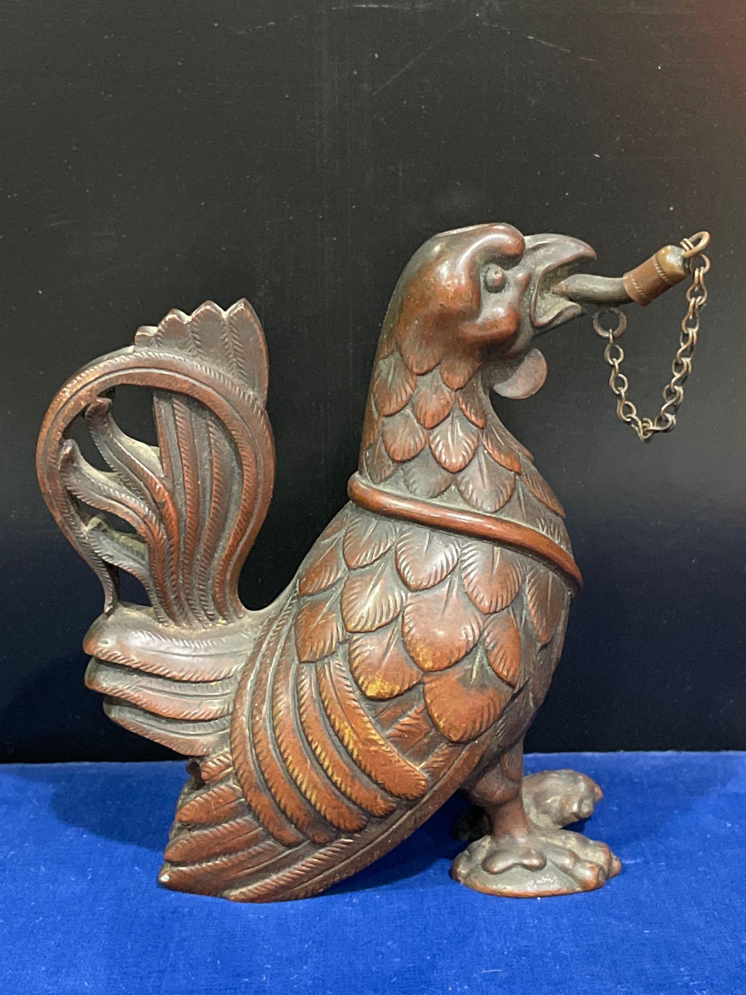 Bronze Phoenix Tabletop Cigar Lighter (1 of 5)