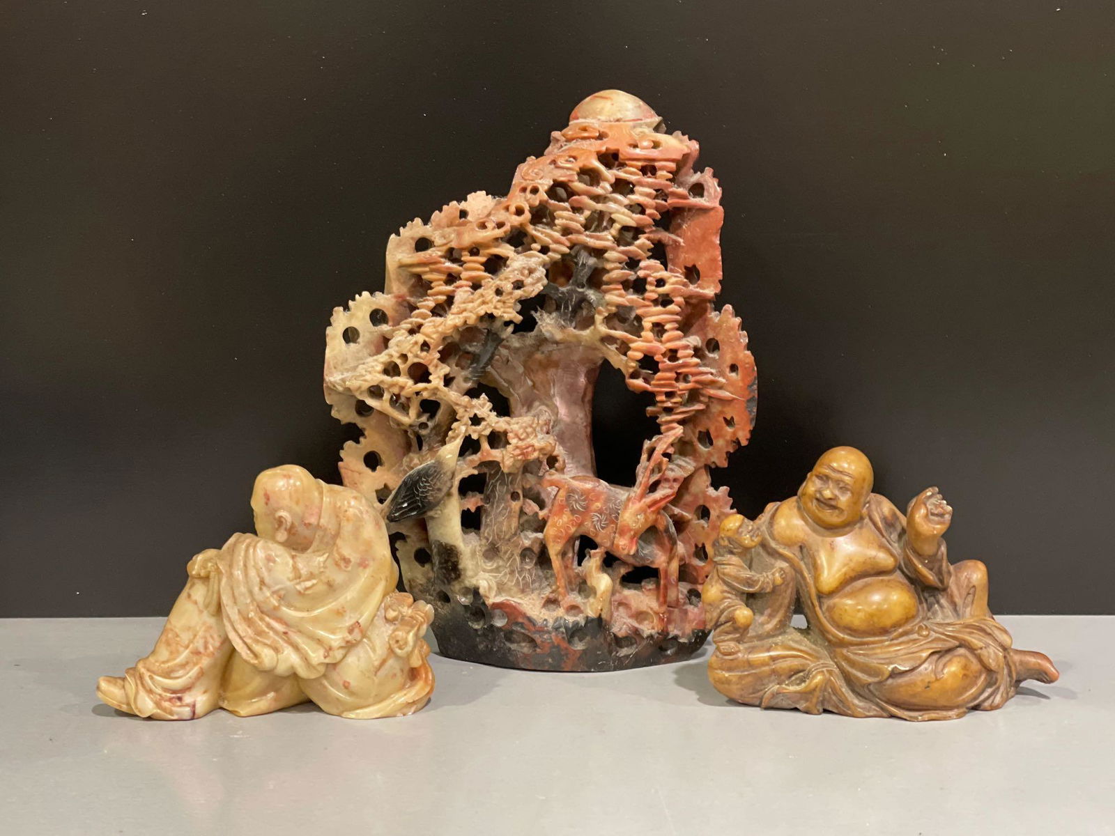 Three Soapstone Carvings (1 of 6)