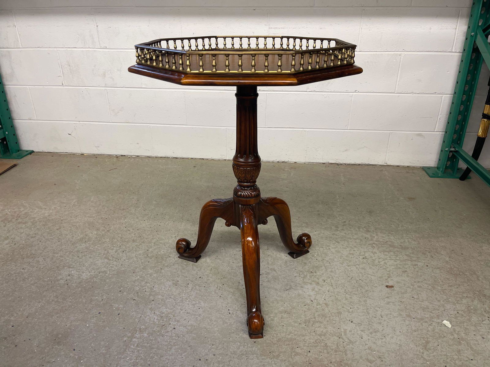 Maitland Smith Leather-top Table (1 of 4)