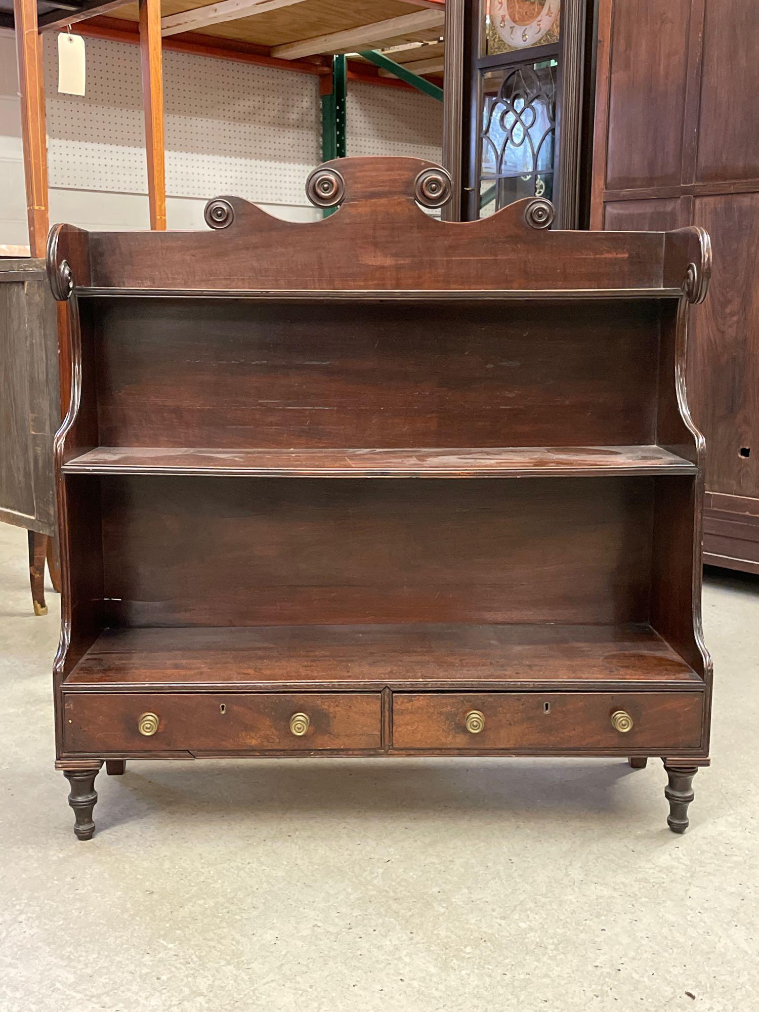 English Regency Mahogany Etagere (1 of 5)
