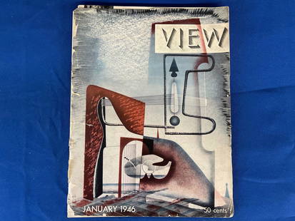 View Modern Magazine V 1946: View The Modern Magazine Marcel Duchamp Number, Series V, No. 1 edited by Charles Henri Ford with contributions by Andre Breton. January 1946. Also includes 2 excerpts from incomplete View magazines.