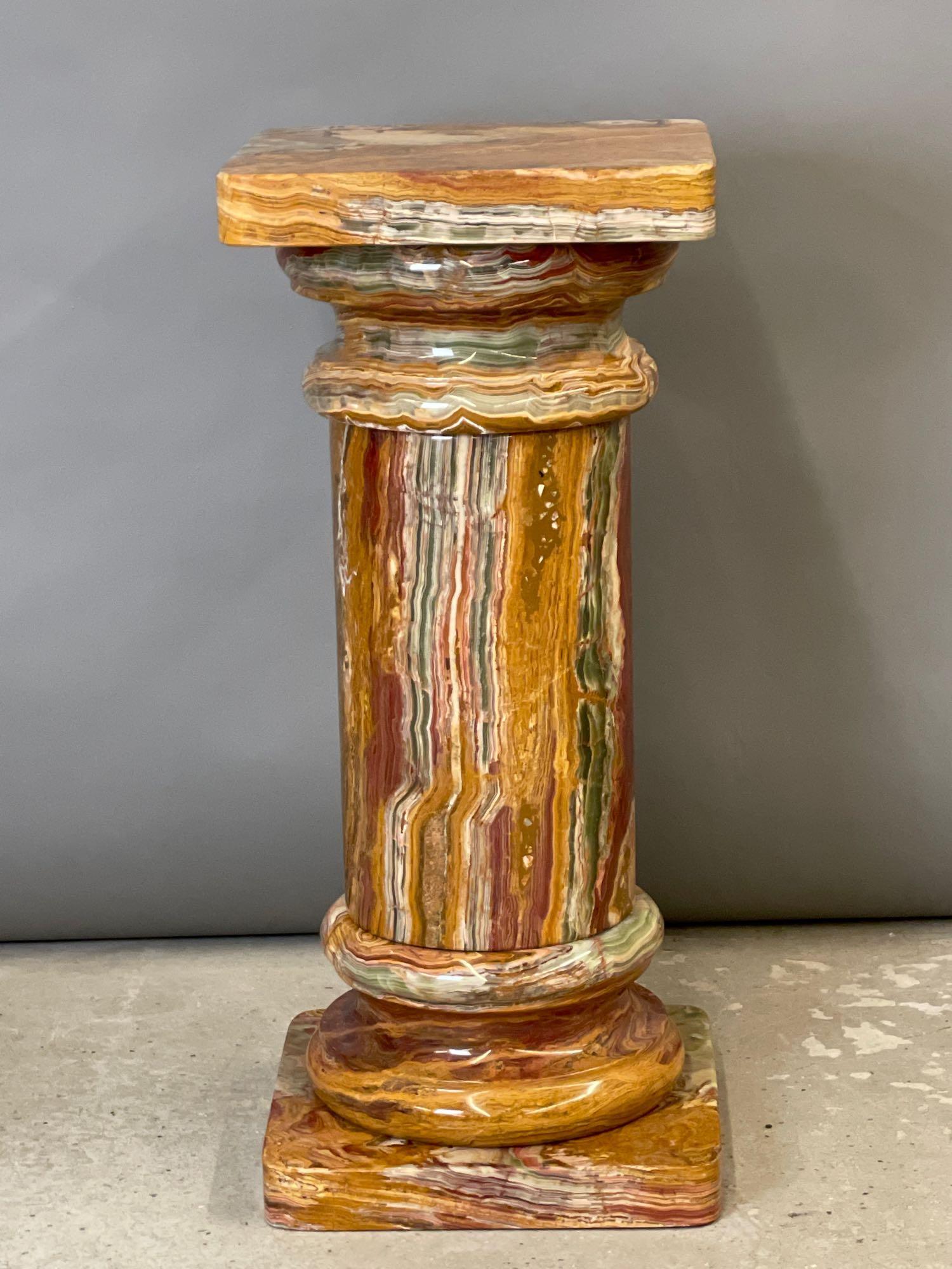 Five-Piece Classical Onyx Pedestal (1 of 5)