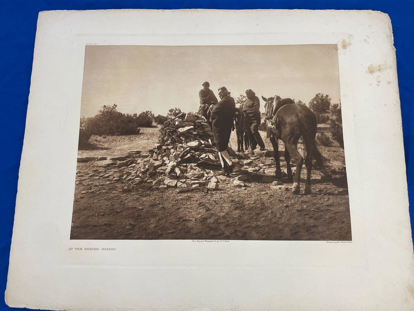 Edward Curtis Photogravure, At The Shrine (1 of 8)