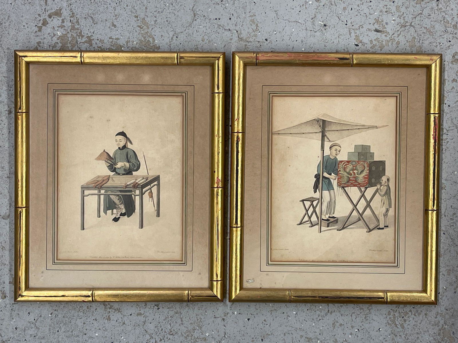 Two Pu Qua/W. Miller Tradesman Prints (1 of 7)