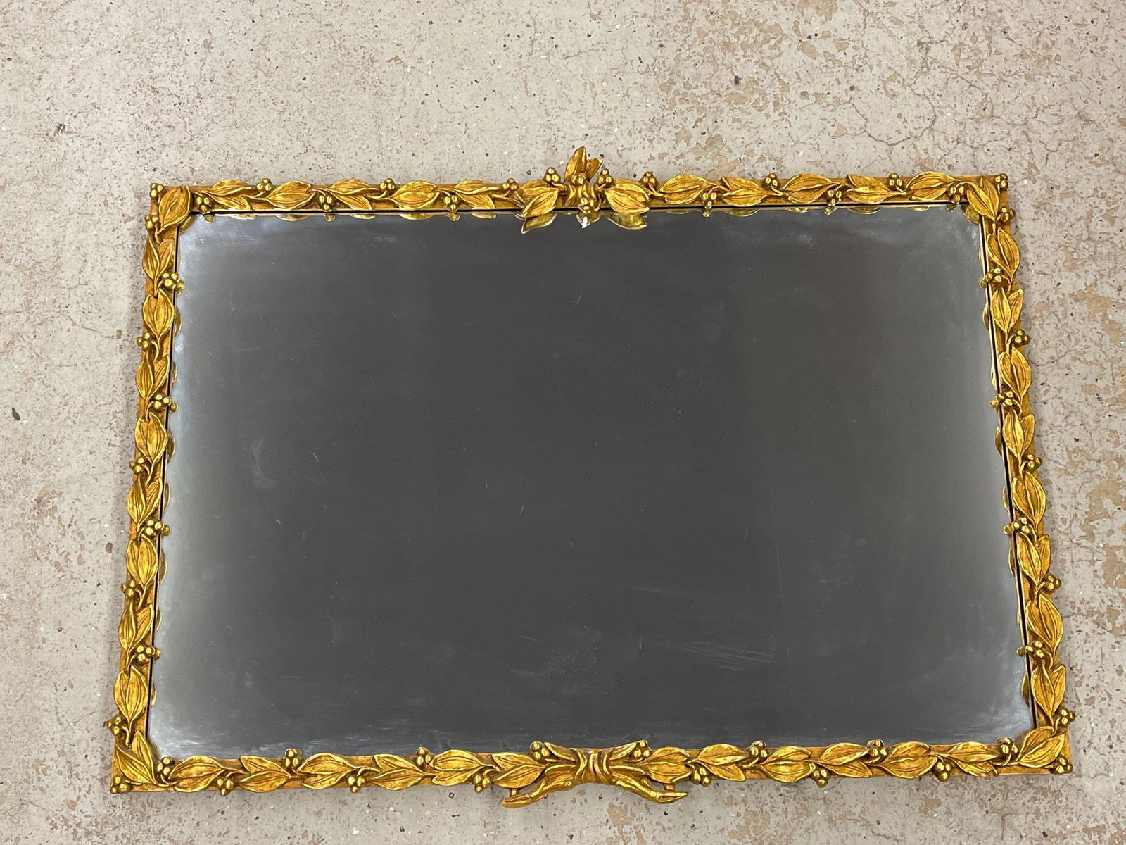 Rectangular Gilt Wood Mirror (1 of 3)