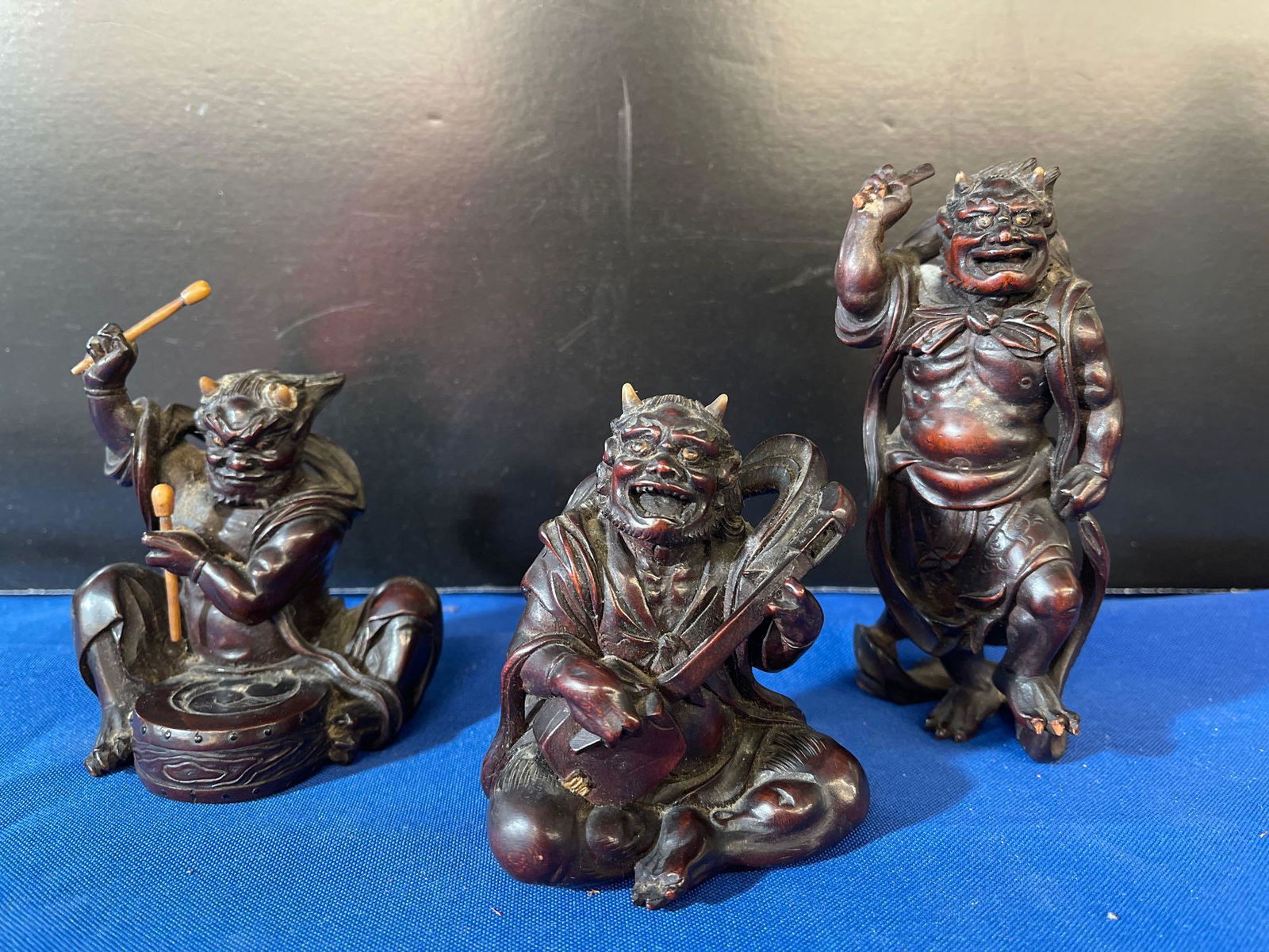 Three Japanese Oninembutsu Figures (1 of 8)