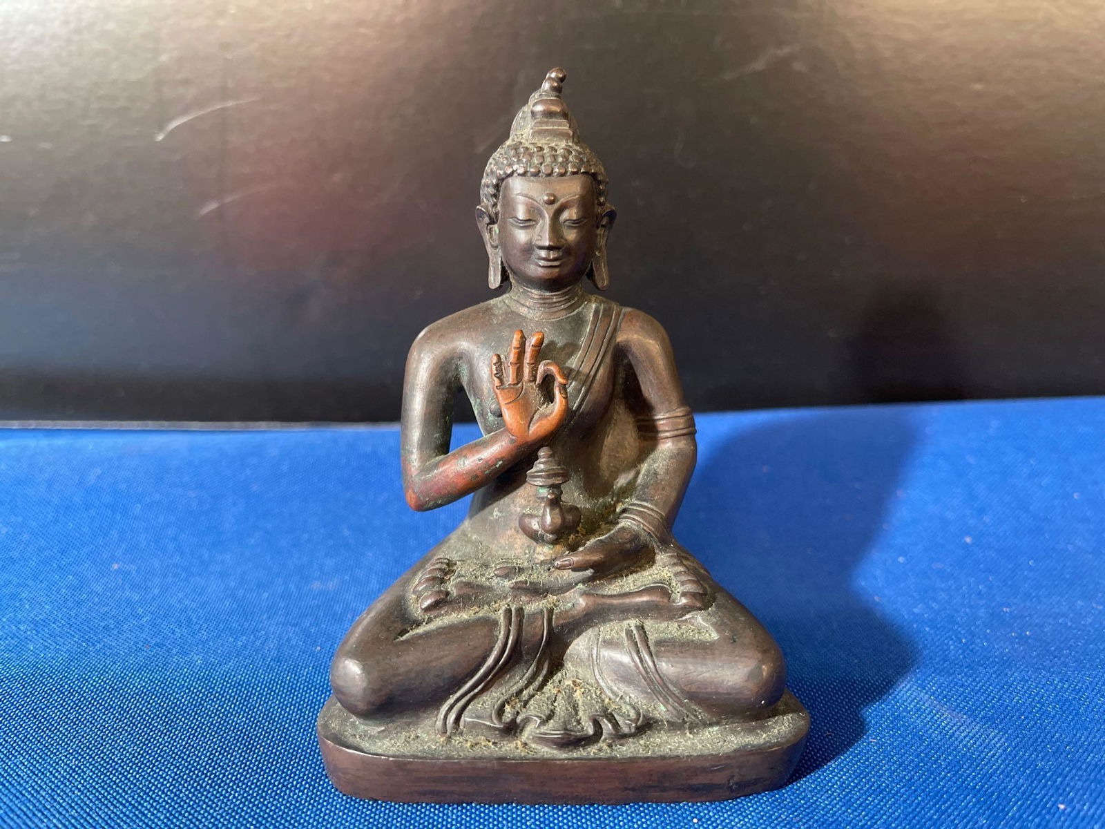 Tibetan Bronze Seated Buddha (1 of 4)