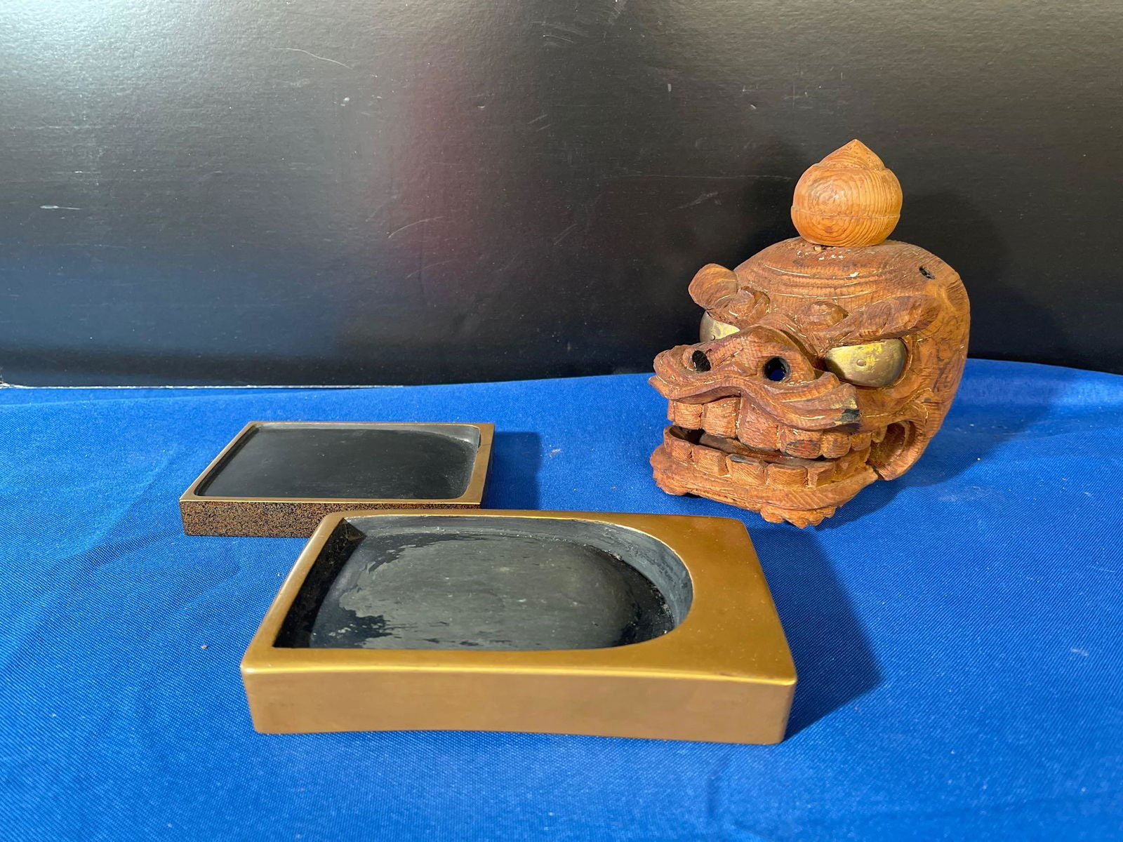 Japanese Ink Stones & Foo Dog (1 of 6)