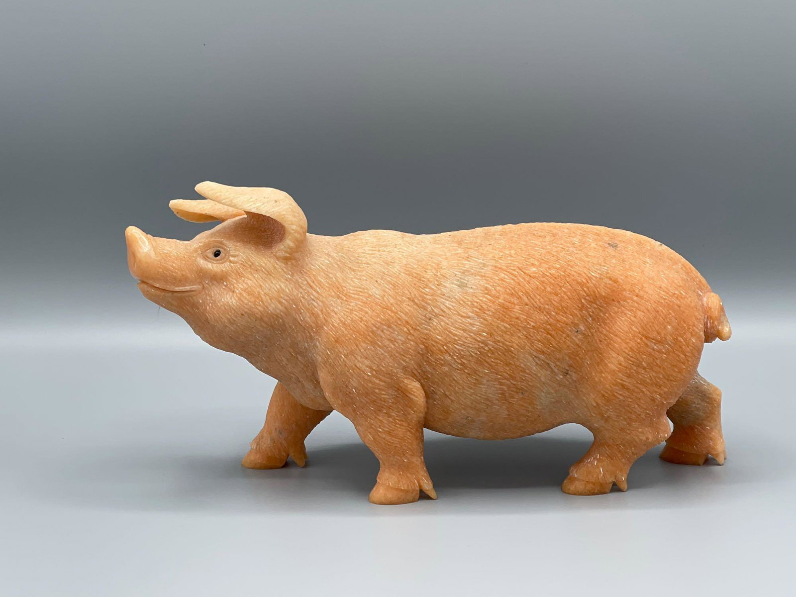 Asprey Carved Hardstone Pig (1 of 5)