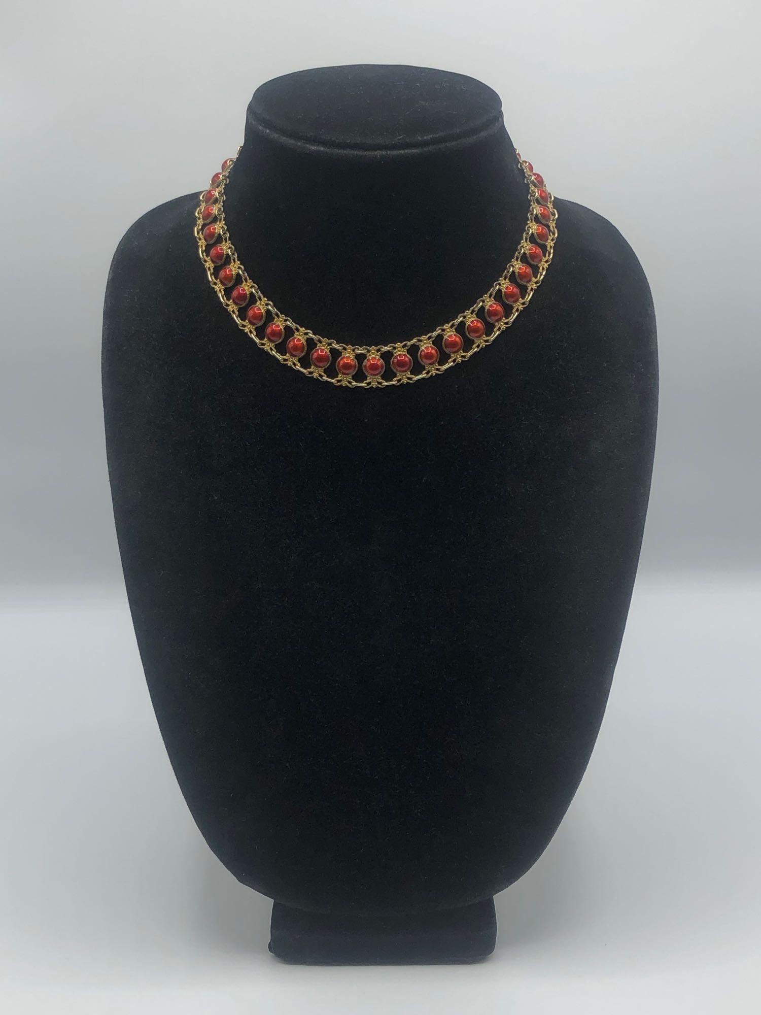 Arne Nordlie Enameled Sterling Necklace (1 of 4)