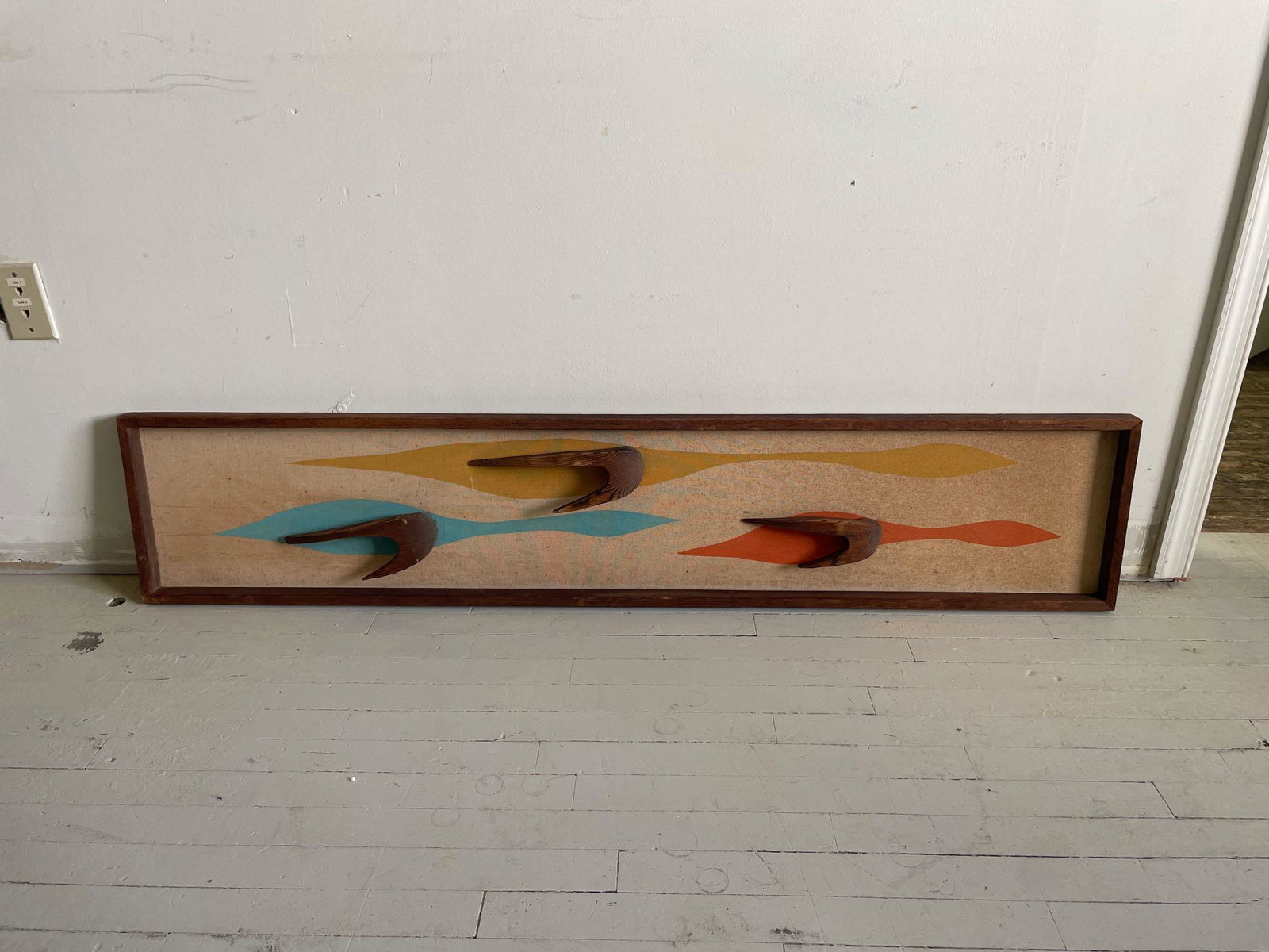 Witco Mid-Century Hand-Carved Tiki Wall Hanging (1 of 8)