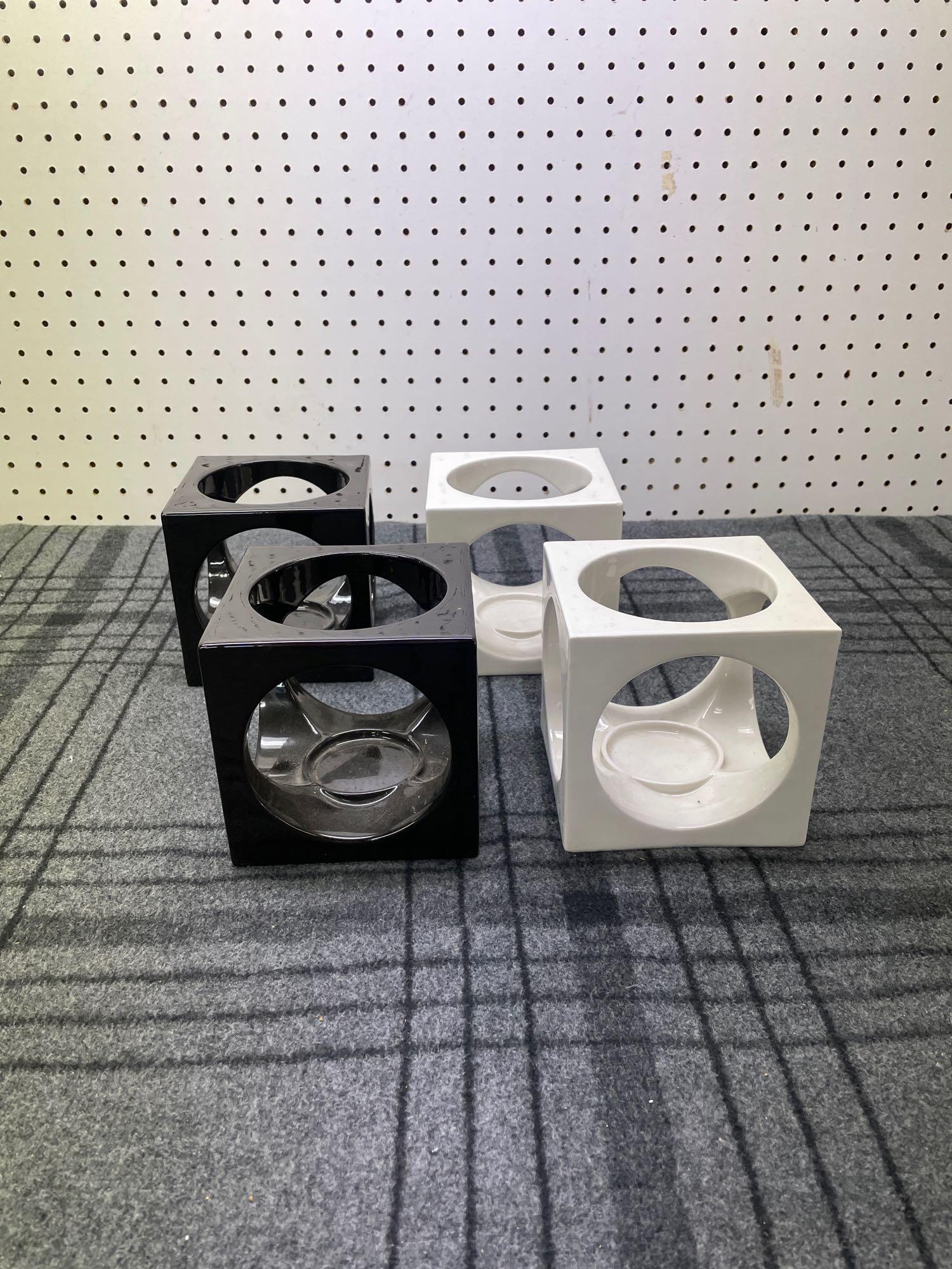 Iroquois China Primaries Cube Candle Holders (1 of 8)