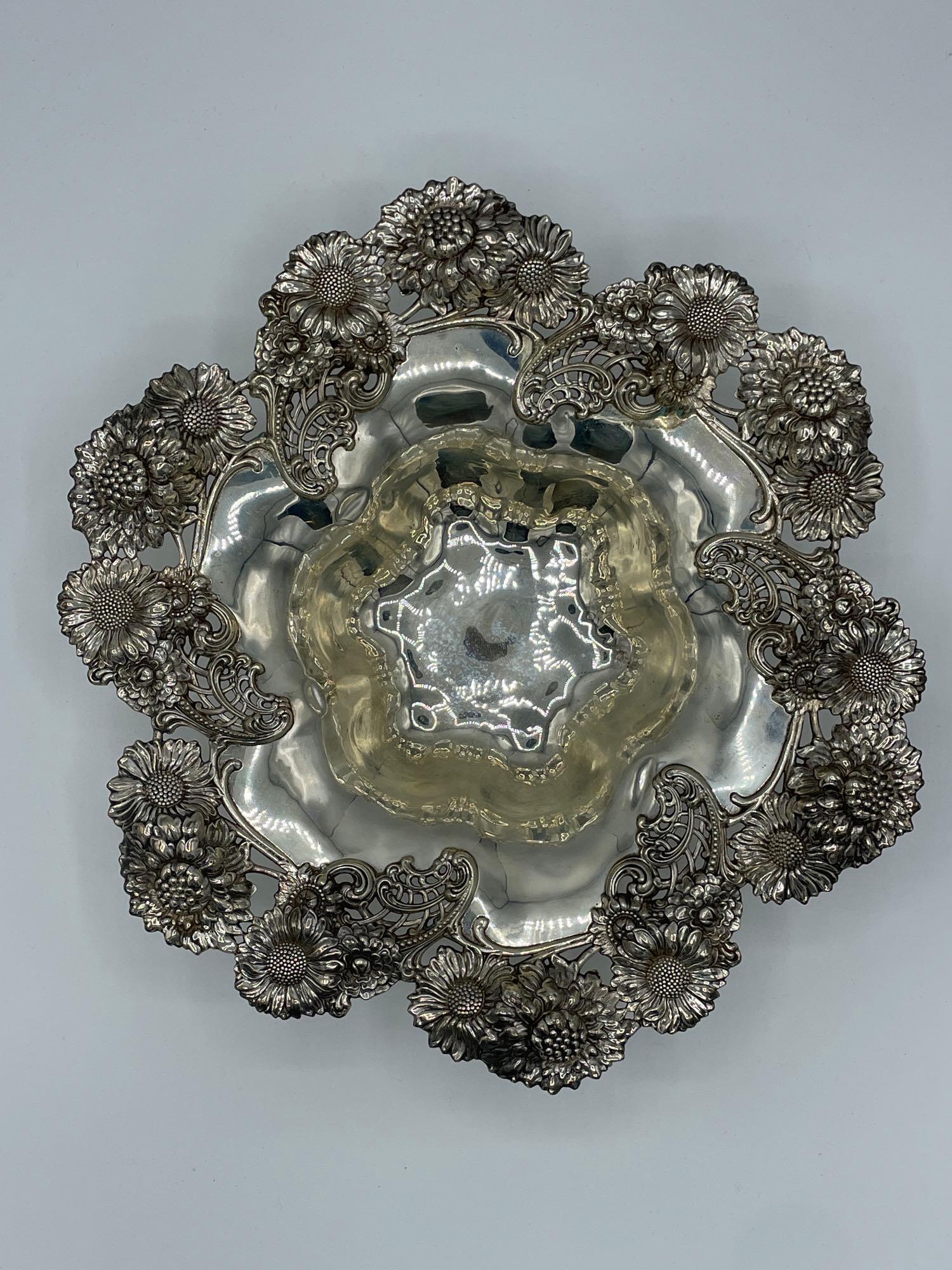 American Sterling Silver Fruit Bowl (1 of 5)