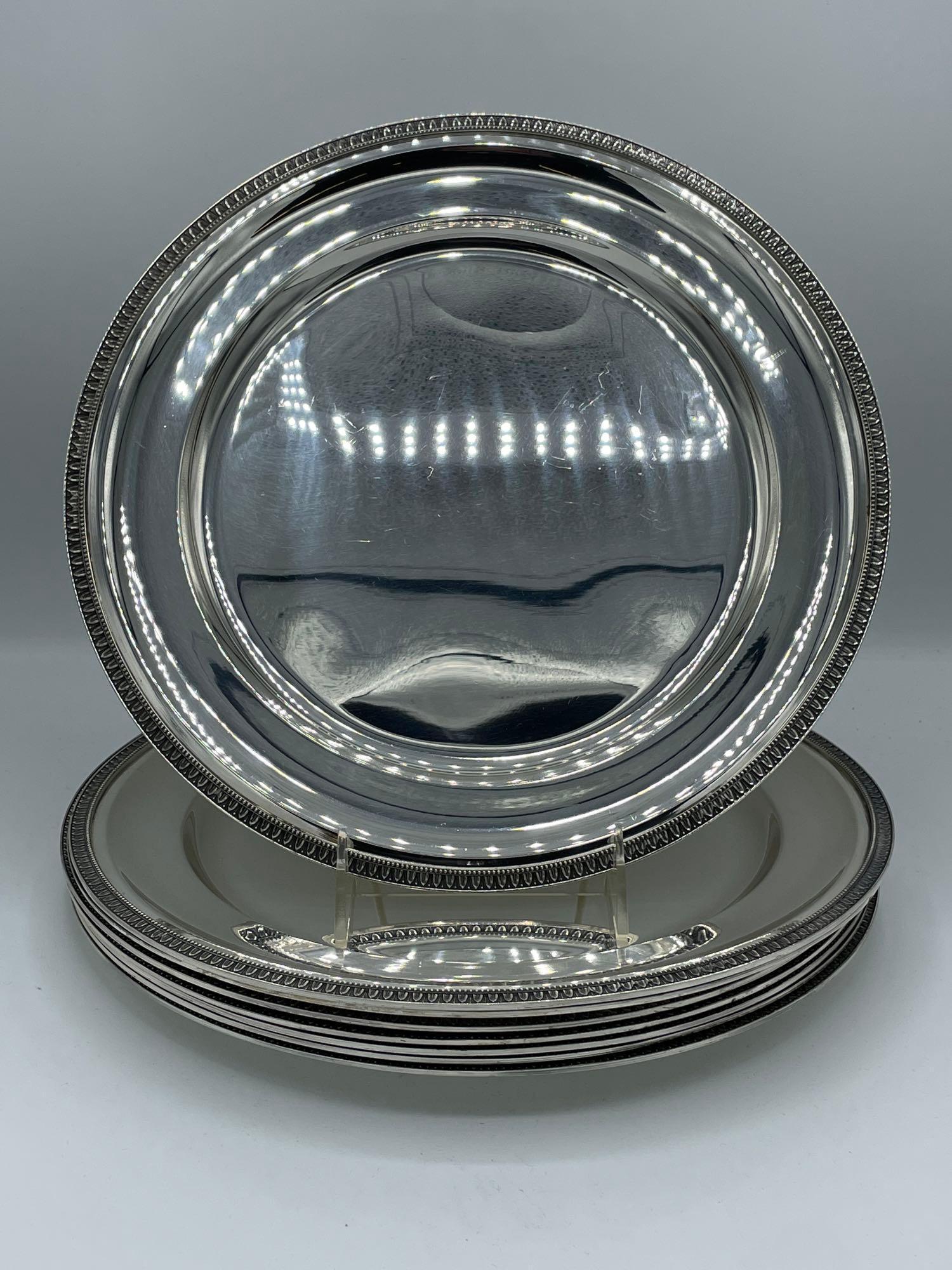 Eight Continental 800 Silver Chargers (1 of 6)