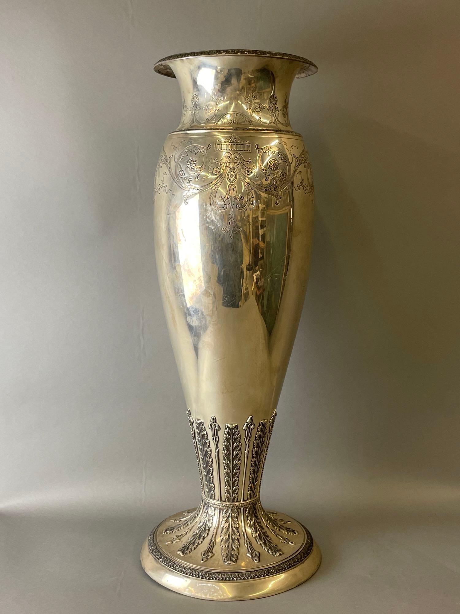 Large Gorham Sterling Silver Vase (1 of 7)