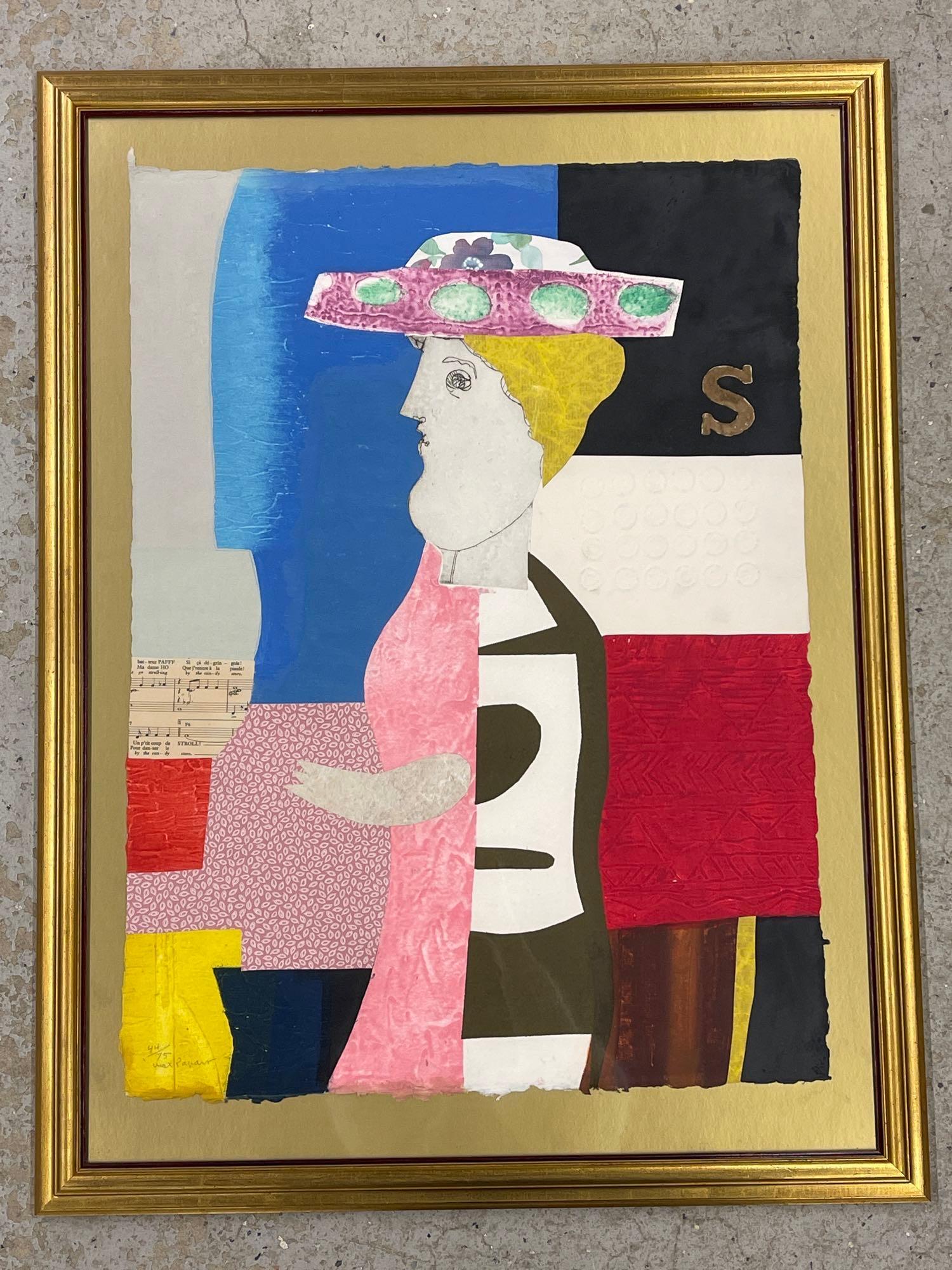 Max Papart. Mixed-Media, Music Lady (1 of 4)