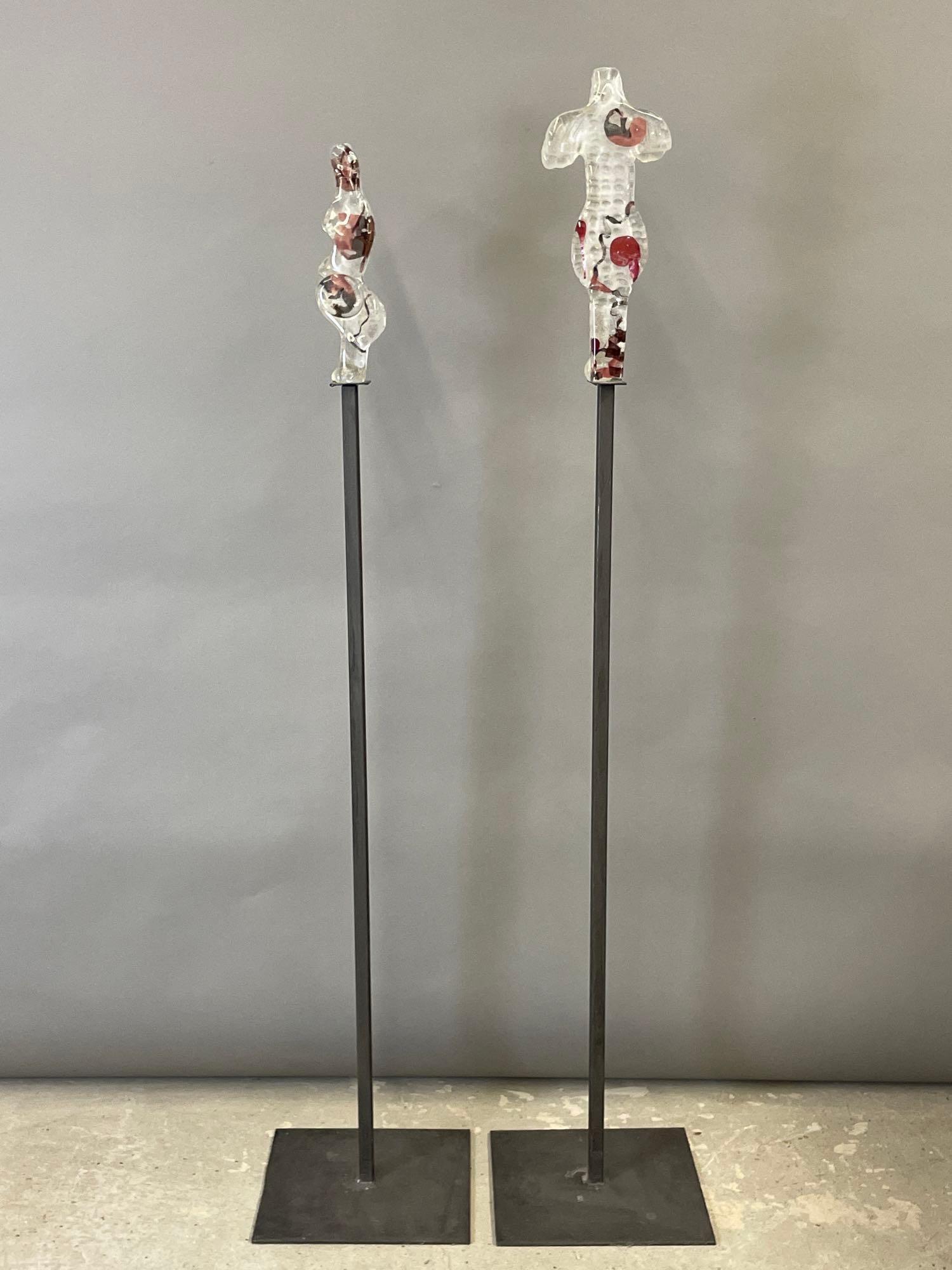 Pr. Attrb. Bertil Vallien Sand Cast Glass Figures (1 of 5)