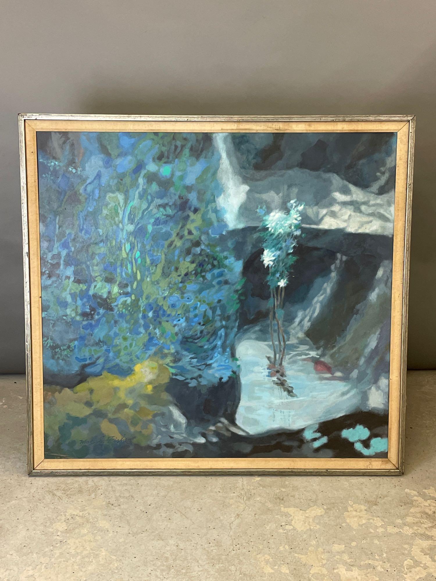 Mac S. Fisher. Acrylic/Panel, The Vigil (1 of 4)