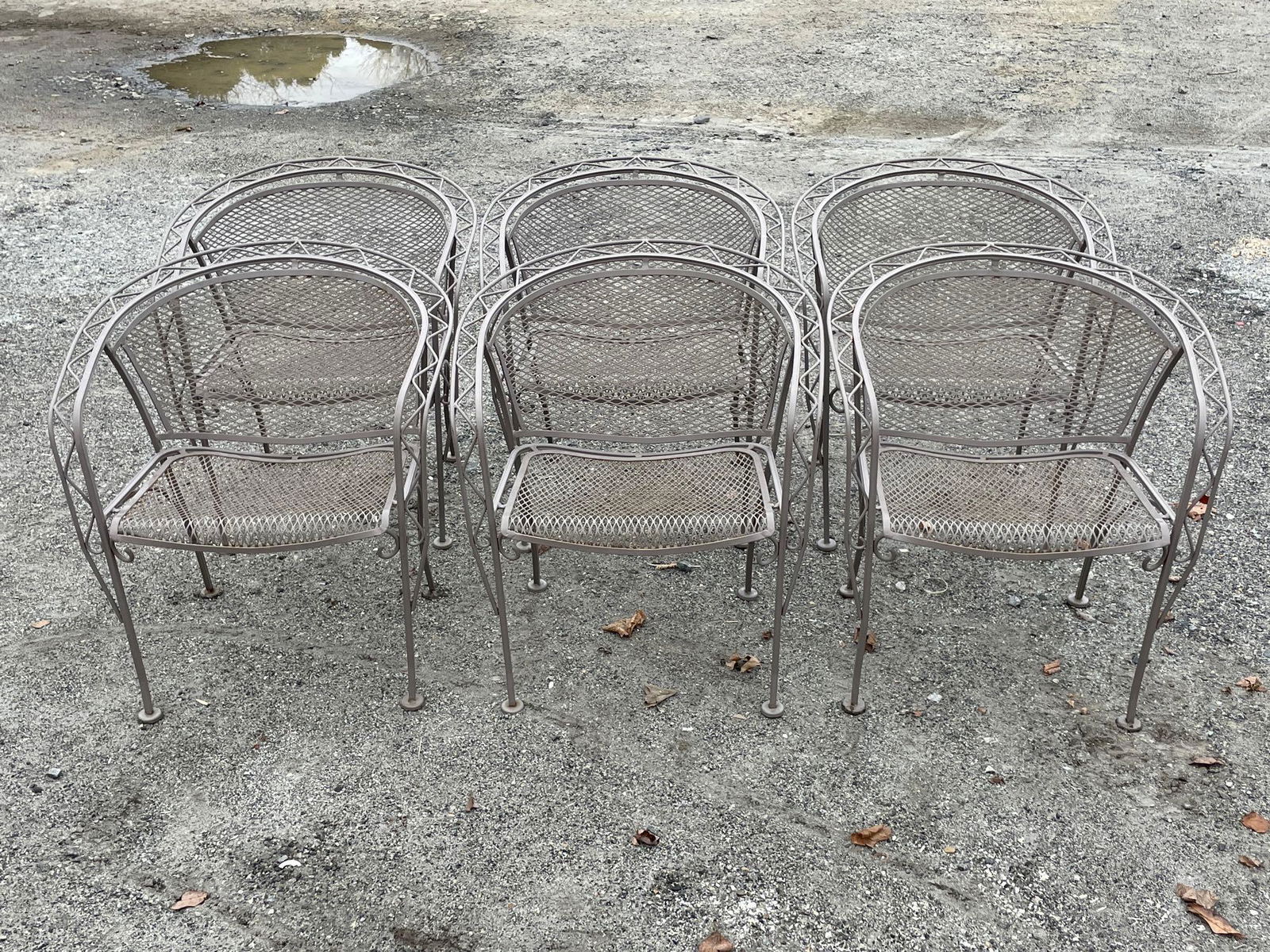 Salterini wrought iron patio furniture deals