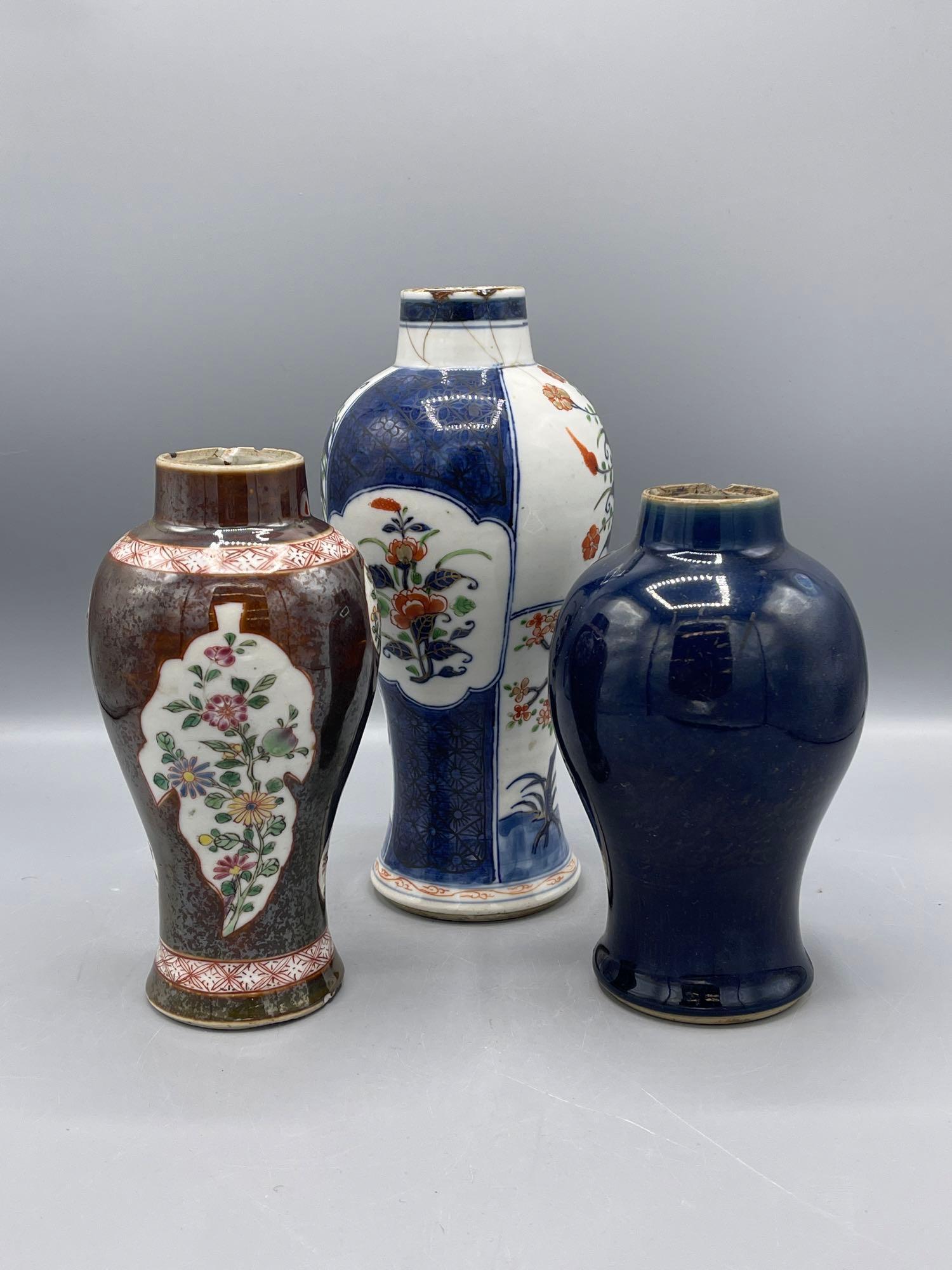 Three Asian Porcelain Vases (1 of 13)