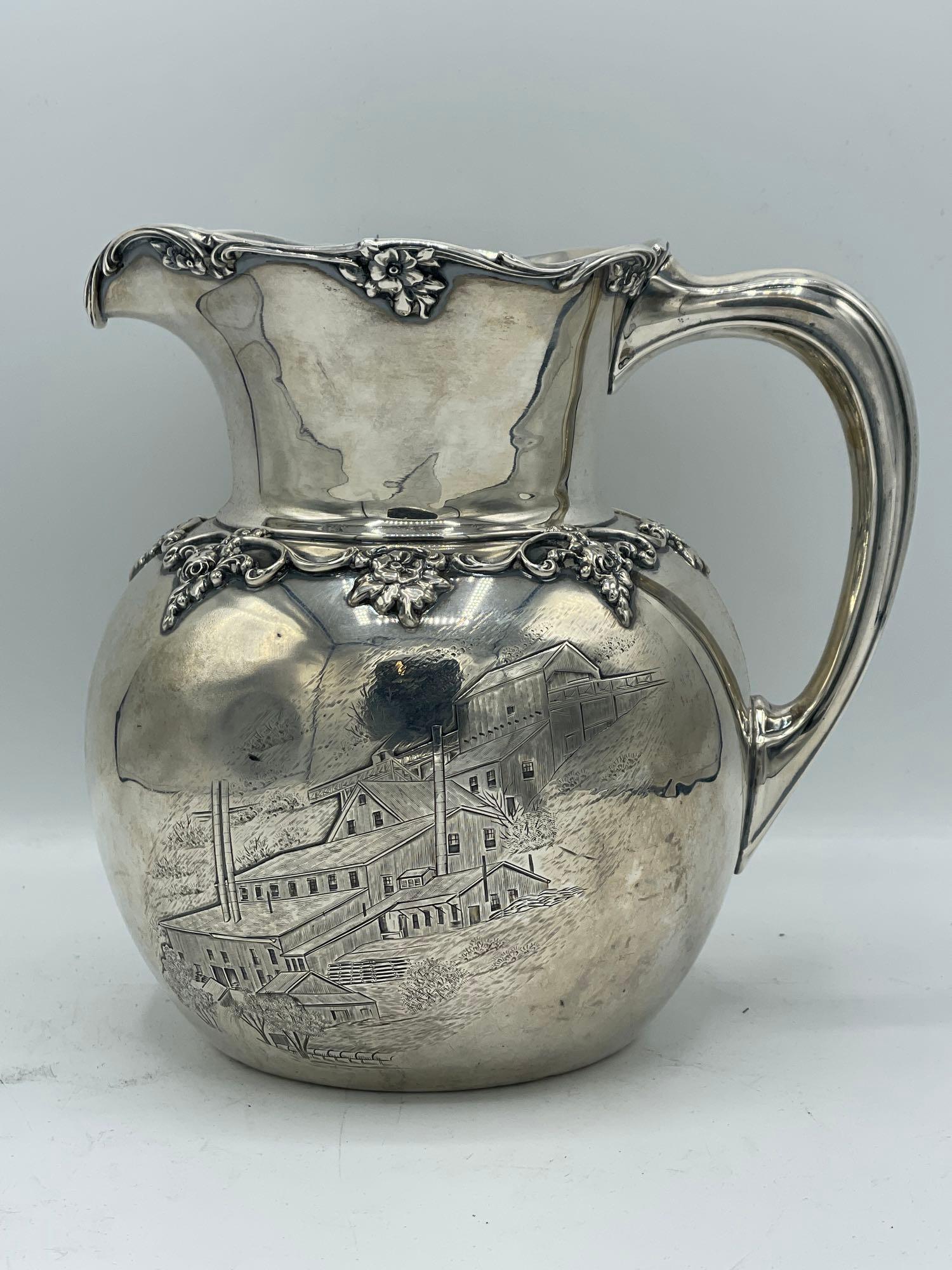 Gorham Sterling Silver Presentation Pitcher (1 of 4)