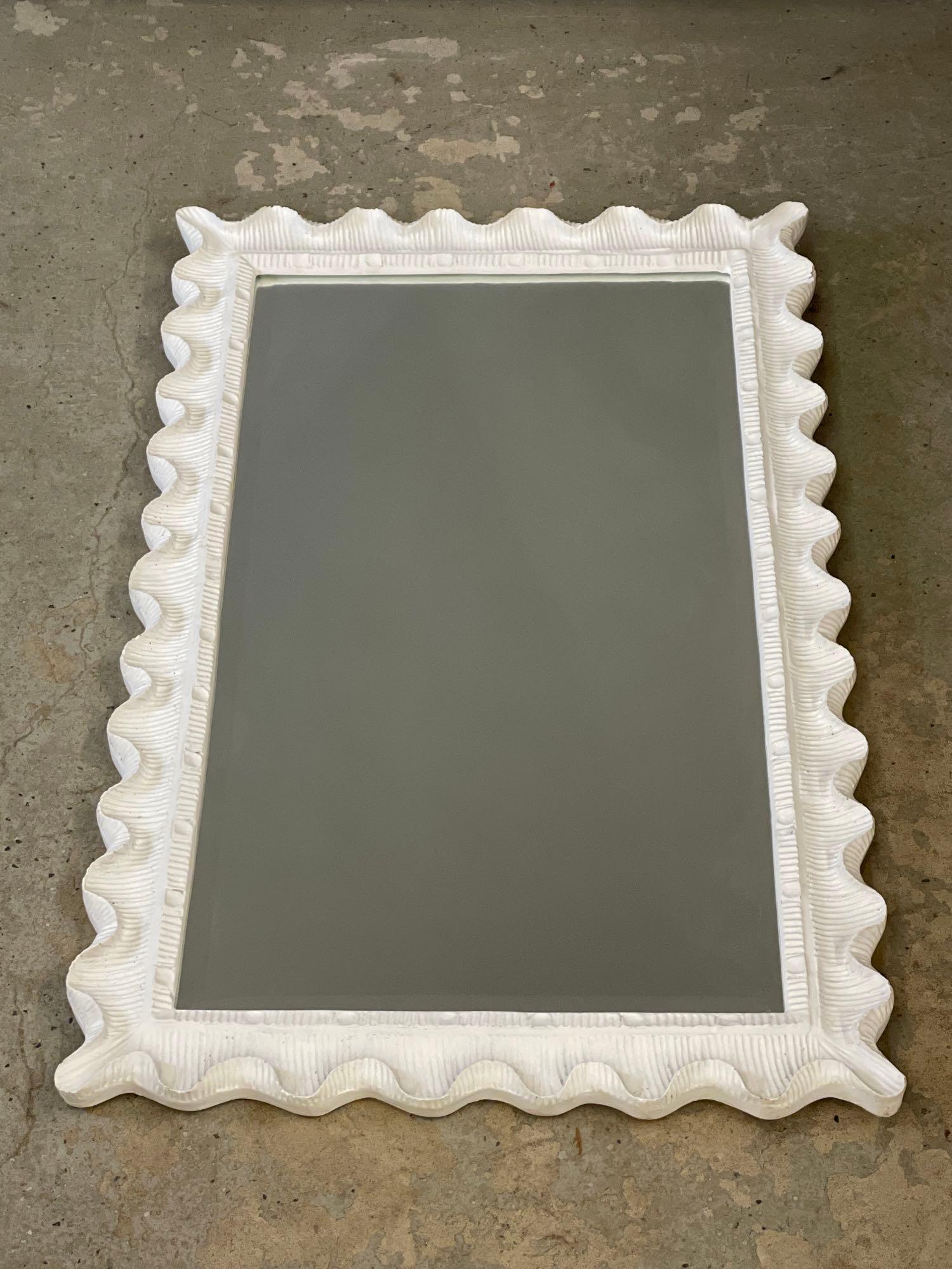 Decorator Scalloped Wall Mirror (1 of 3)