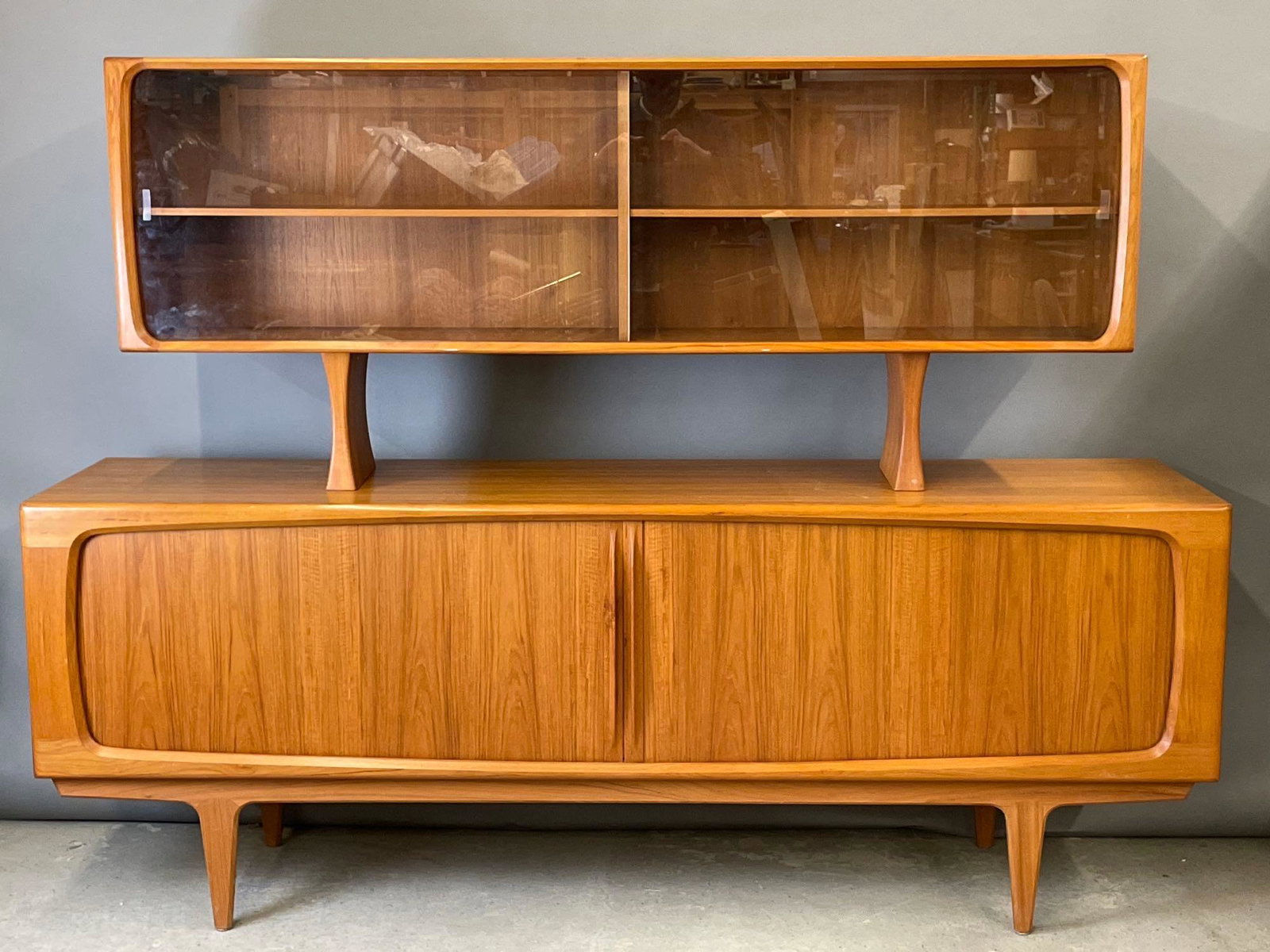 Bernhard Pedersen & Son Two-part Teak Sideboard (1 of 9)
