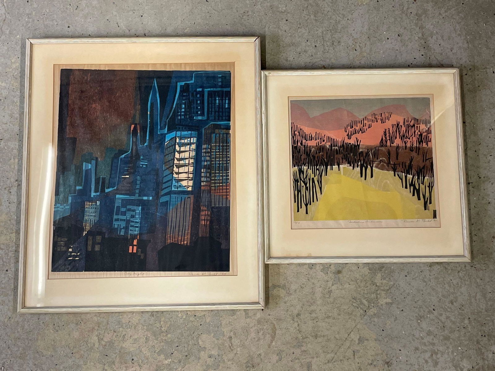 Two Randi Bull Modernist Prints (1 of 5)