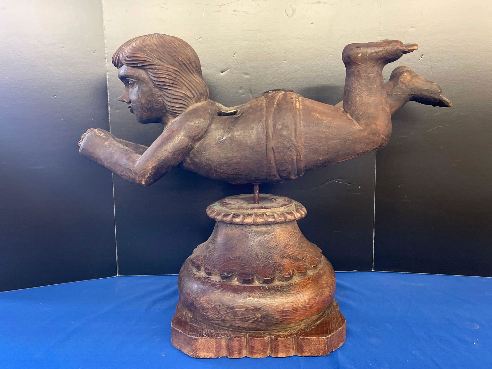 Carved Wooden Angel (1 of 5)