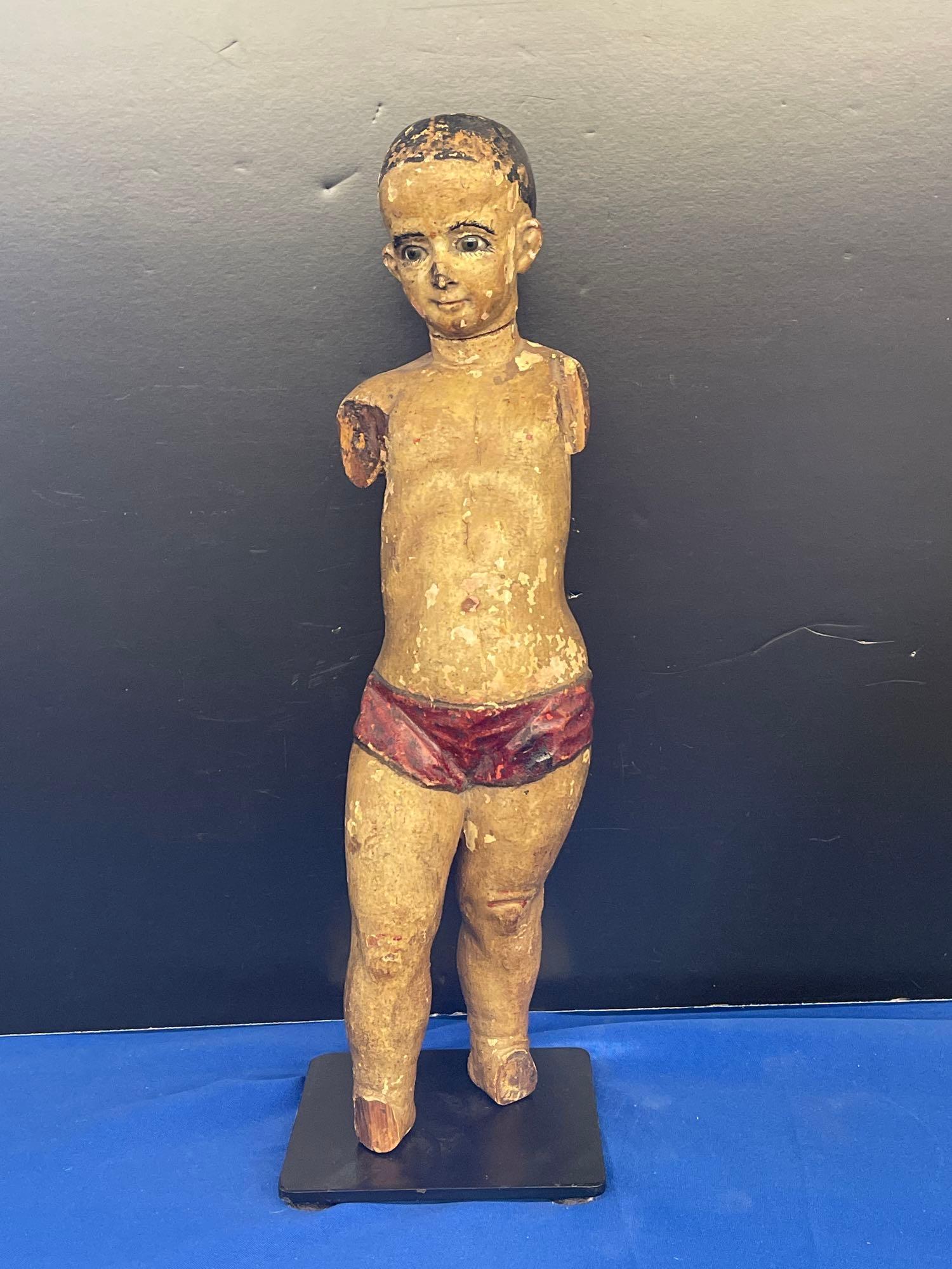 French Polychromed Child Mannequin (1 of 6)