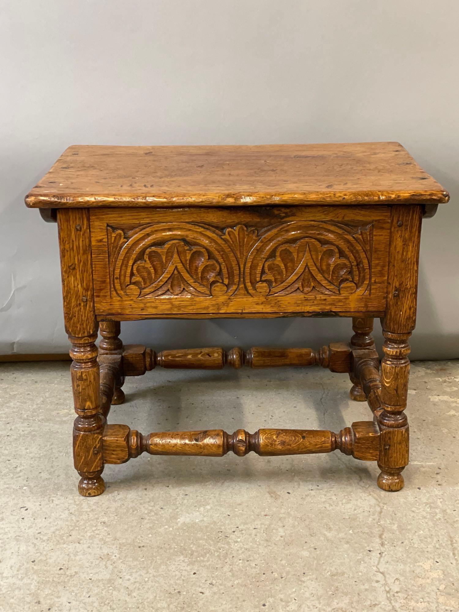 Carved Bible Box on Stand from the Sinatra Estate (1 of 7)