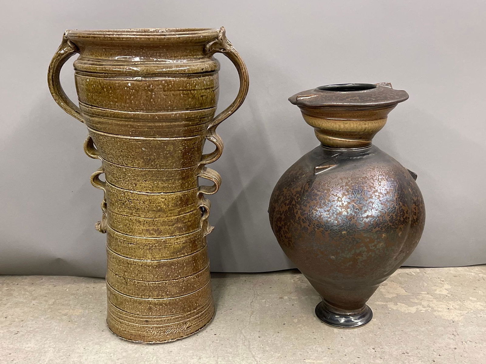 Two Pieces of Signed Studio Pottery (1 of 10)