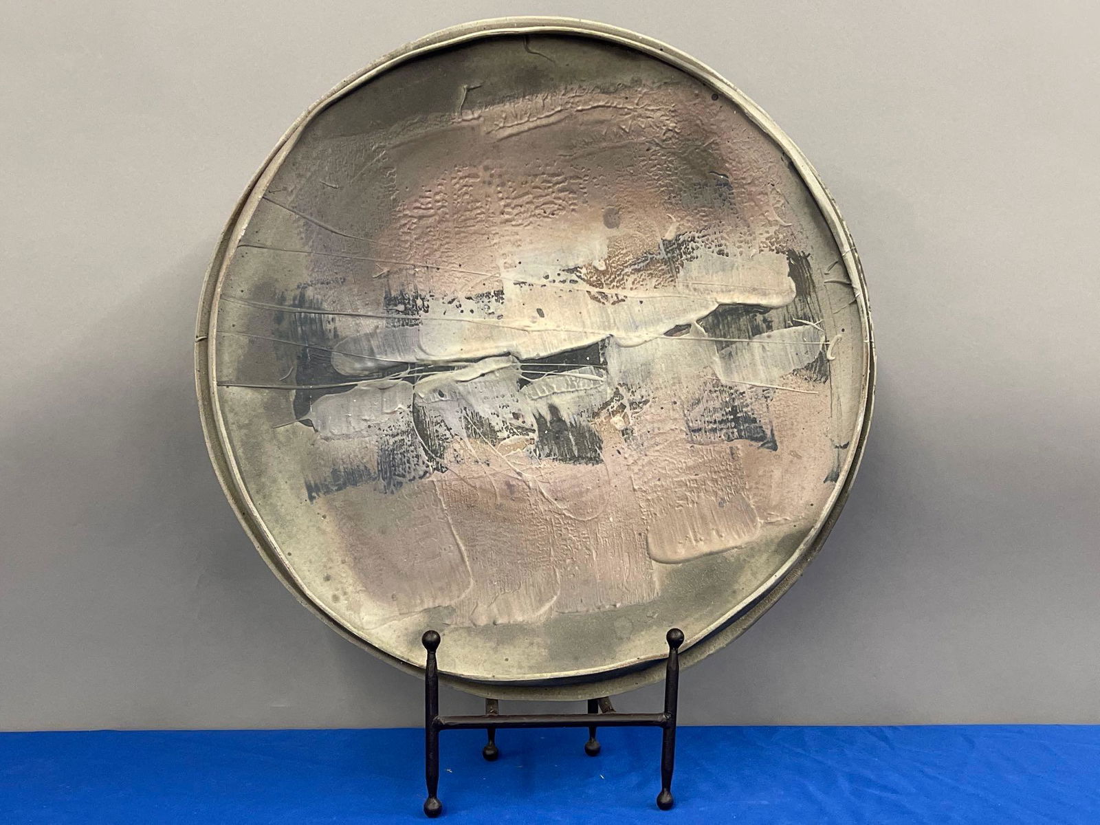 Large Ceramic Signed Plate (1 of 6)