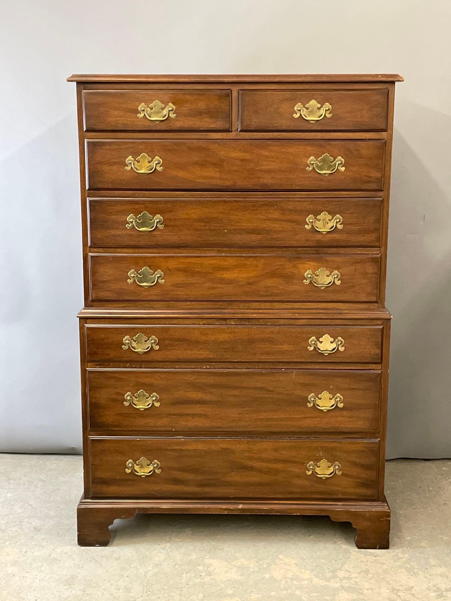 Henkel Harris Mahogany Tall Chest (1 of 5)