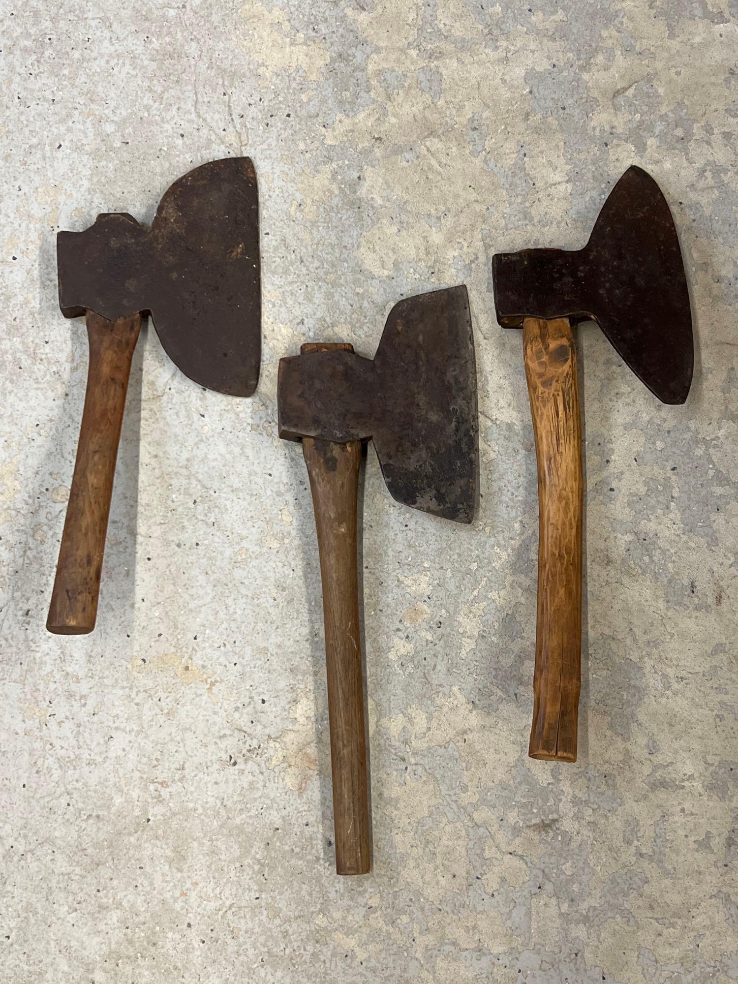 Three Antique Broad Axes (1 of 5)