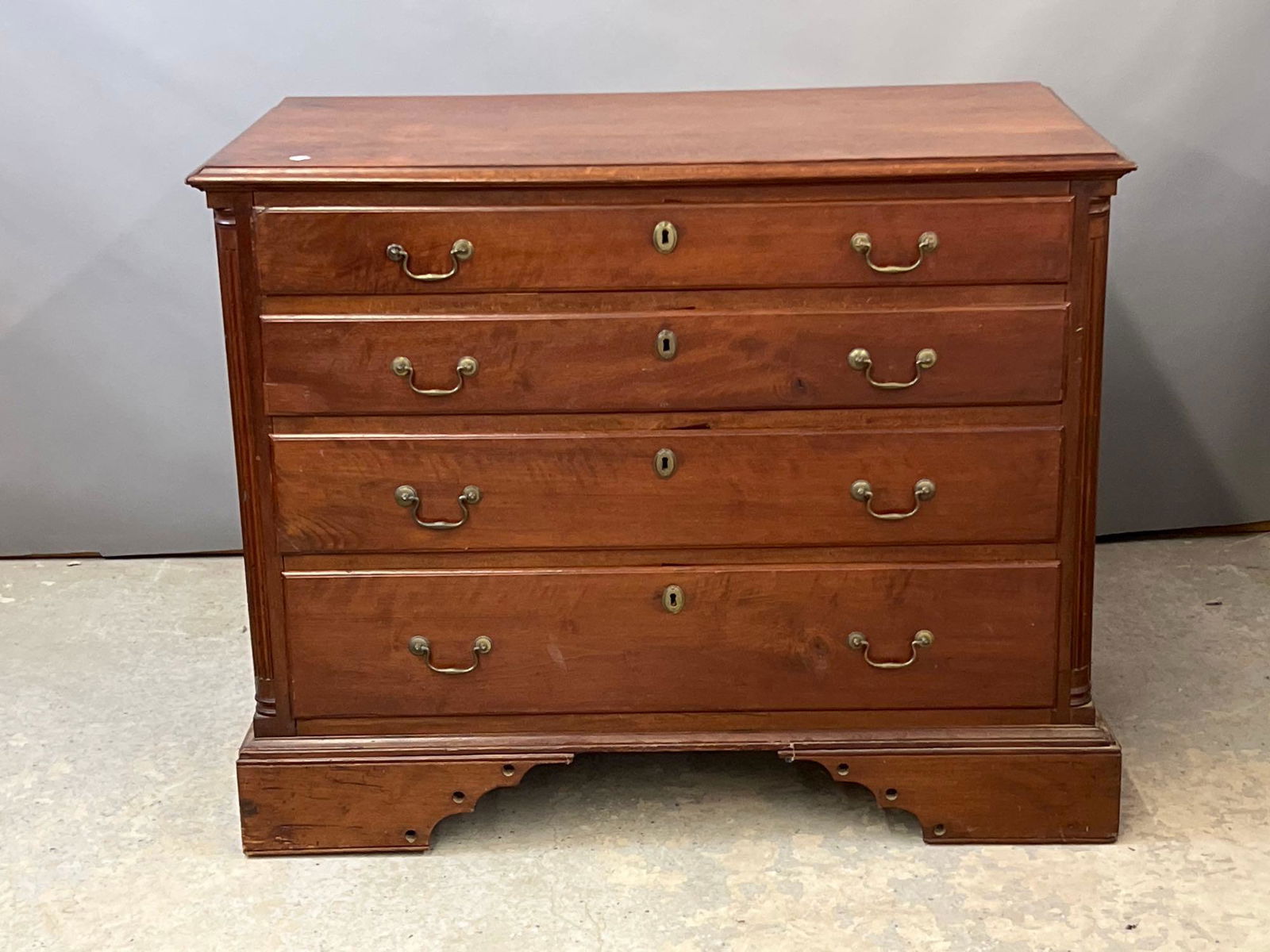 Chippendale Walnut Chest of Drawers (1 of 6)