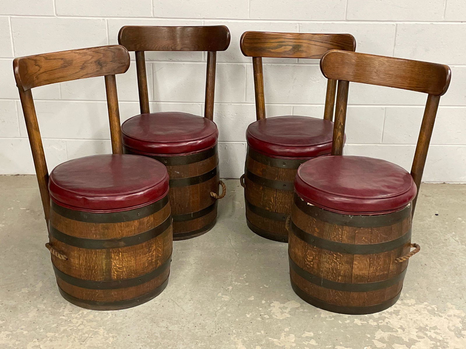 Four Old Hickory Barrel Chairs (1 of 6)