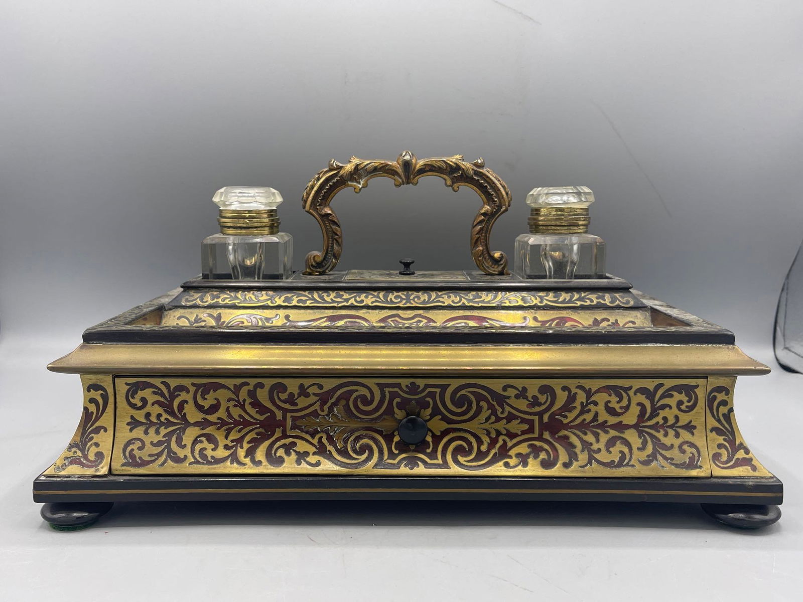 Bronze Mounted Desk Tidy (1 of 6)