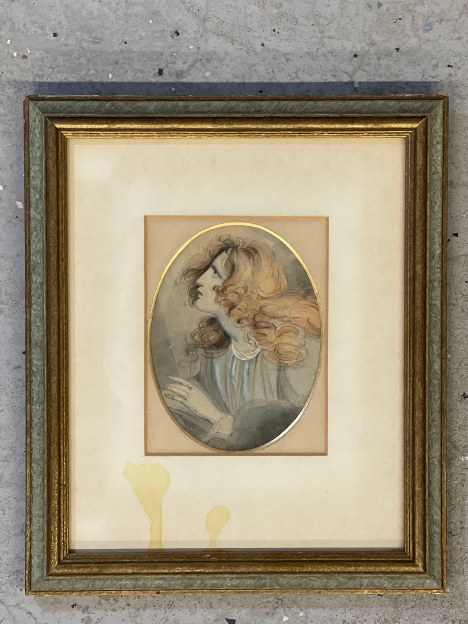 R. Westhall. Watercolor, Portrait (1 of 5)