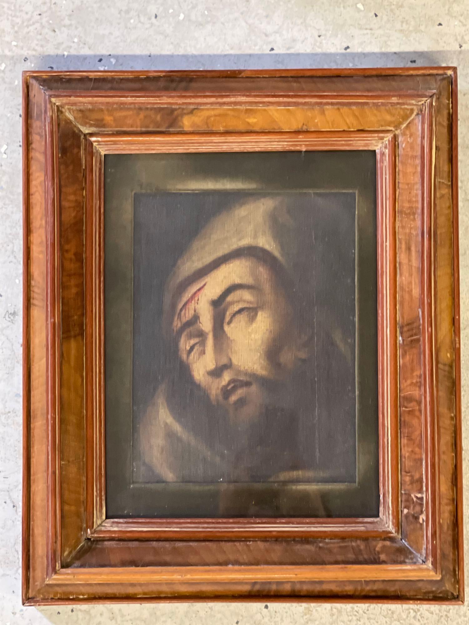 Unsigned. Oil/Canvas, Religious Scene (1 of 5)