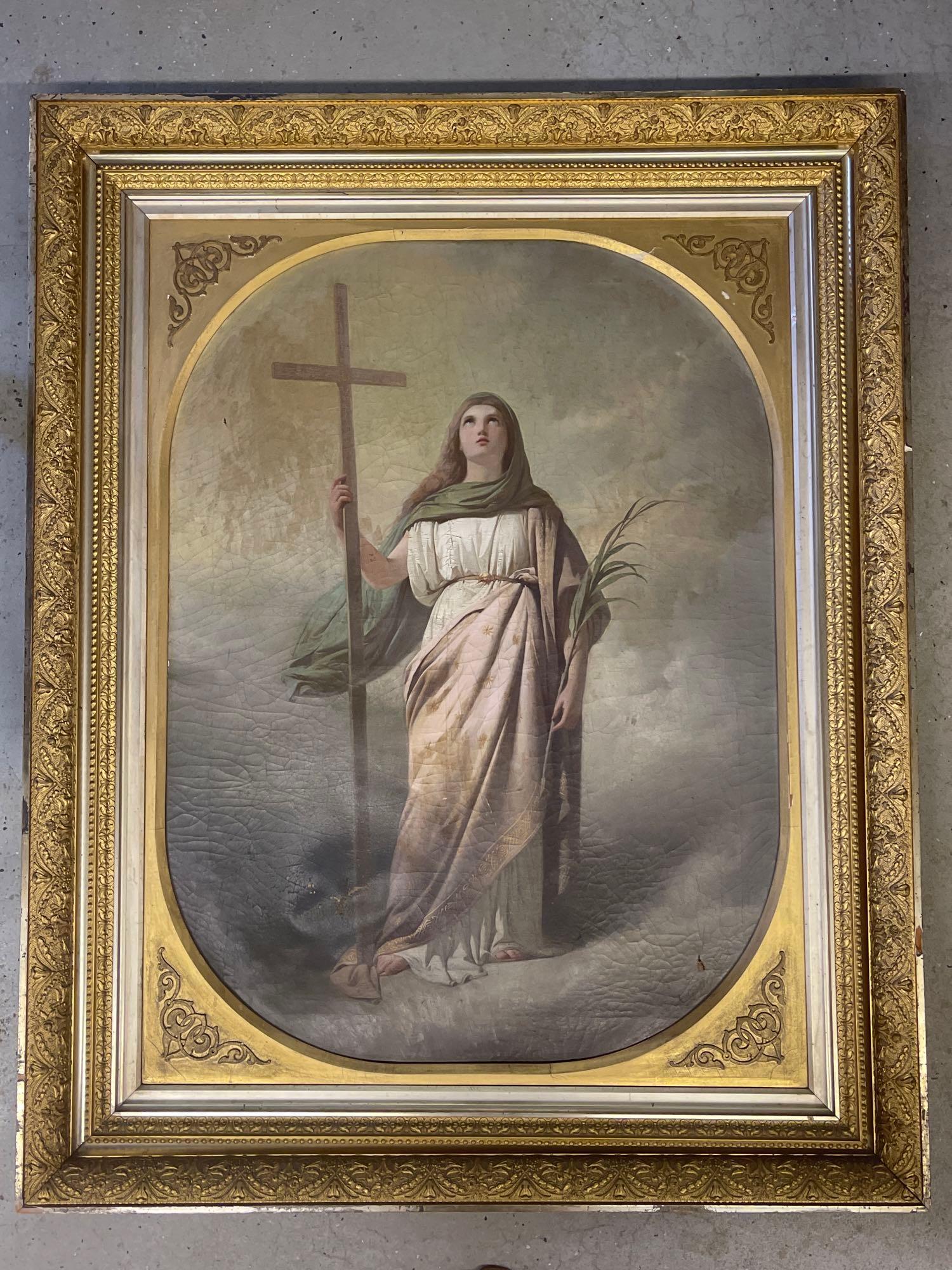 A. Gotti. Oil/Canvas, Religious Woman (1 of 8)