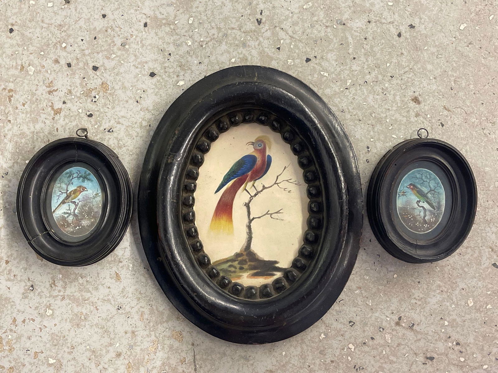 Three Oils/Paper, Birds; Two by Samuel Dixon (1 of 9)