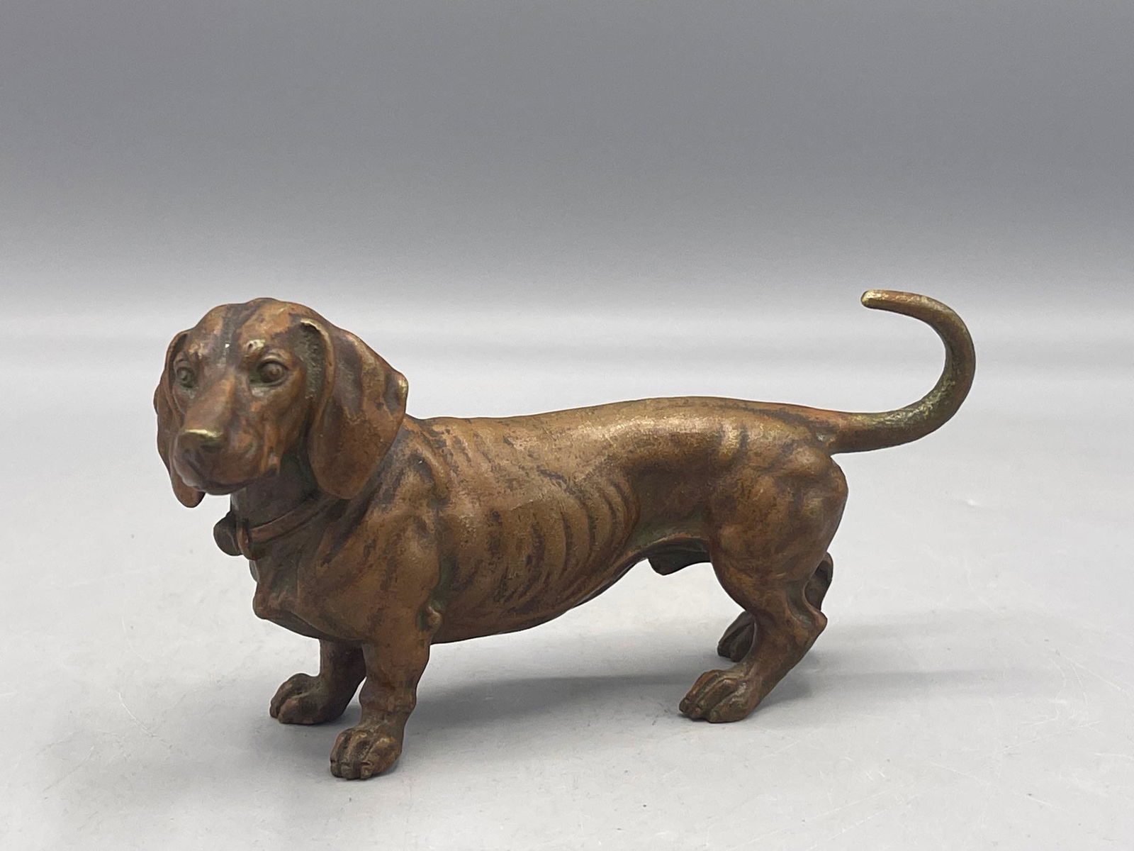 Bronze Dachshund Figurine (1 of 6)